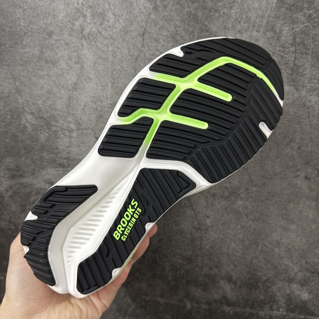 图片[9]-【BT纯原】Brooks Glycerin 23 布鲁克斯甘油 男女同款 正宗发泡超临界跑鞋 鞋面透气网眼 穿着舒适四季能穿 鞋面采用原厂甲卡梭织布此工艺只有DG那边才能做好 中底采用 DNA Tuned 超临界发泡 前掌DNA FLASH V2 抓地防滑耐磨 轻量竞速 日常跑步/马拉松/通勤最适合不过 超临界：核心特点 材质与脚感：采用EVA与TPU混合的超临界发泡材料，脚感软弹，回弹比Ortholite更快，重量更轻（单只约150克），能有效提升能量回馈，目前算最核心的中底！ ​采用原厂1：1 原盒原标 原厂欧索奈鞋垫 一切细节 做工以及脚感均做到完美还原 欢迎品鉴💪 尺码：35.5 36 36.5 37.5 38 38.5 39 40 40.5 41 42 42.5 43 44 44.5 45 46 46.5 47.5-莆田鞋