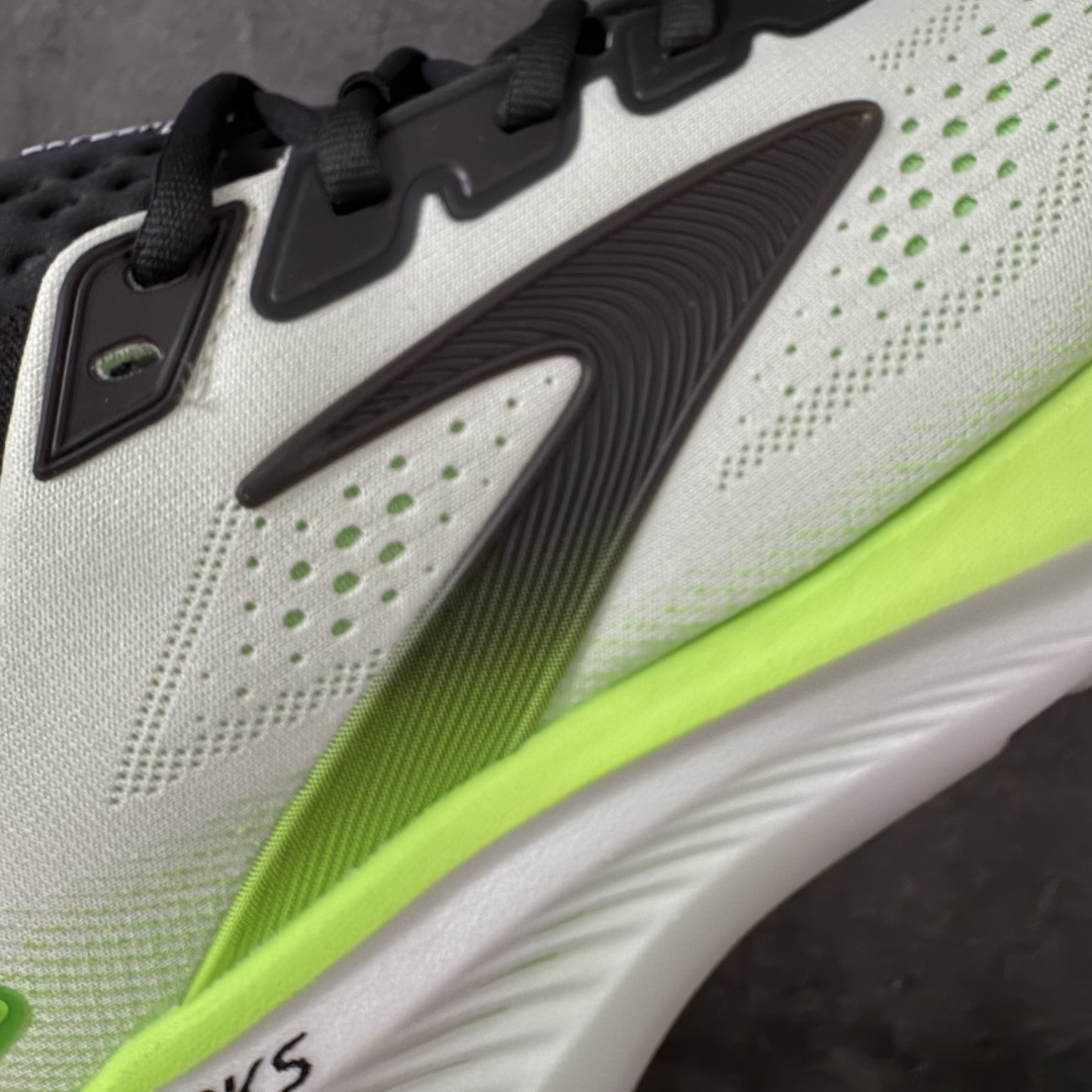 图片[4]-【BT纯原】Brooks Glycerin 23 布鲁克斯甘油 男女同款 正宗发泡超临界跑鞋 鞋面透气网眼 穿着舒适四季能穿 鞋面采用原厂甲卡梭织布此工艺只有DG那边才能做好 中底采用 DNA Tuned 超临界发泡 前掌DNA FLASH V2 抓地防滑耐磨 轻量竞速 日常跑步/马拉松/通勤最适合不过 超临界：核心特点 材质与脚感：采用EVA与TPU混合的超临界发泡材料，脚感软弹，回弹比Ortholite更快，重量更轻（单只约150克），能有效提升能量回馈，目前算最核心的中底！ ​采用原厂1：1 原盒原标 原厂欧索奈鞋垫 一切细节 做工以及脚感均做到完美还原 欢迎品鉴💪 尺码：35.5 36 36.5 37.5 38 38.5 39 40 40.5 41 42 42.5 43 44 44.5 45 46 46.5 47.5-莆田鞋