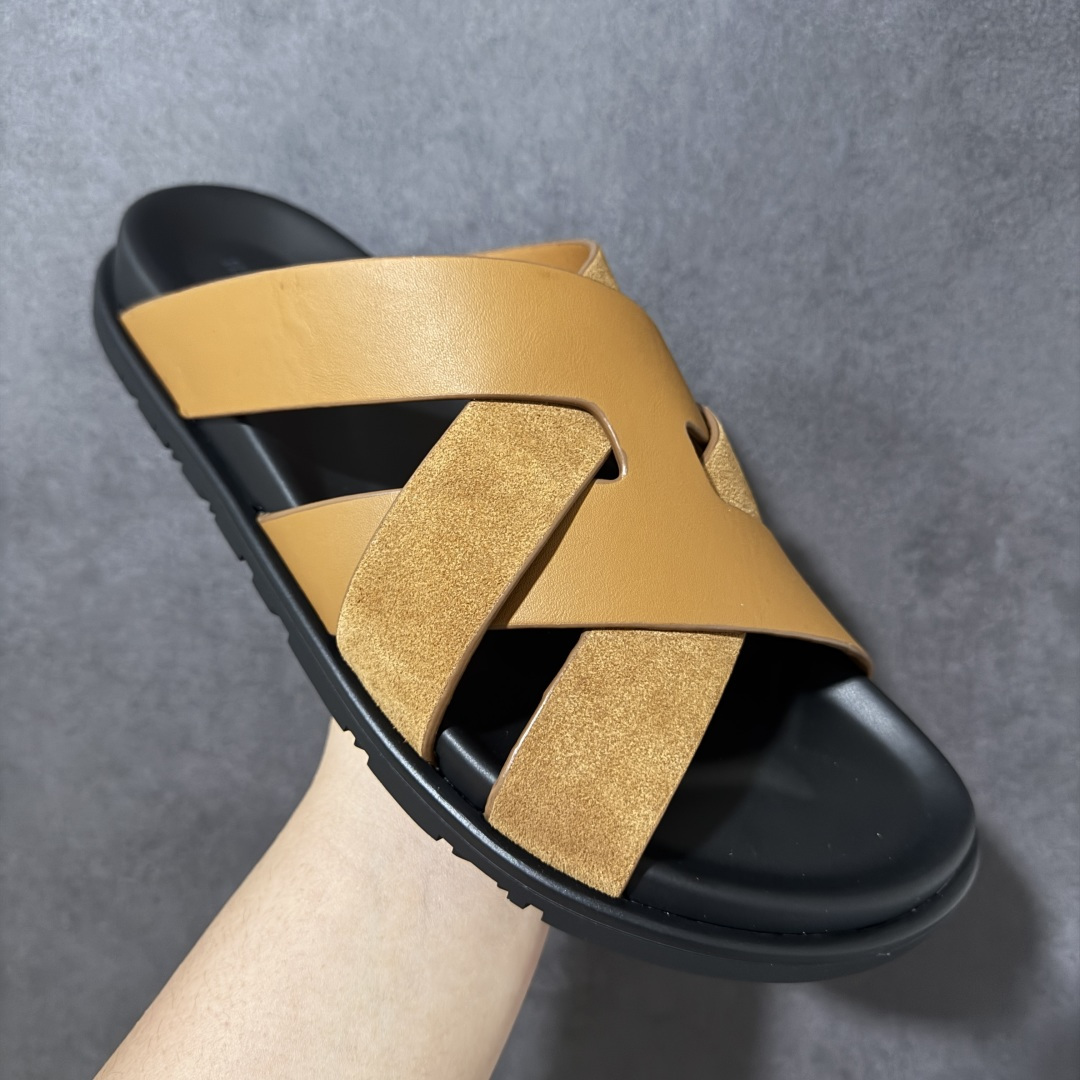 HERMES Sandales Chyprechevre Velours 皮面/绒面尺码：40-46编码
