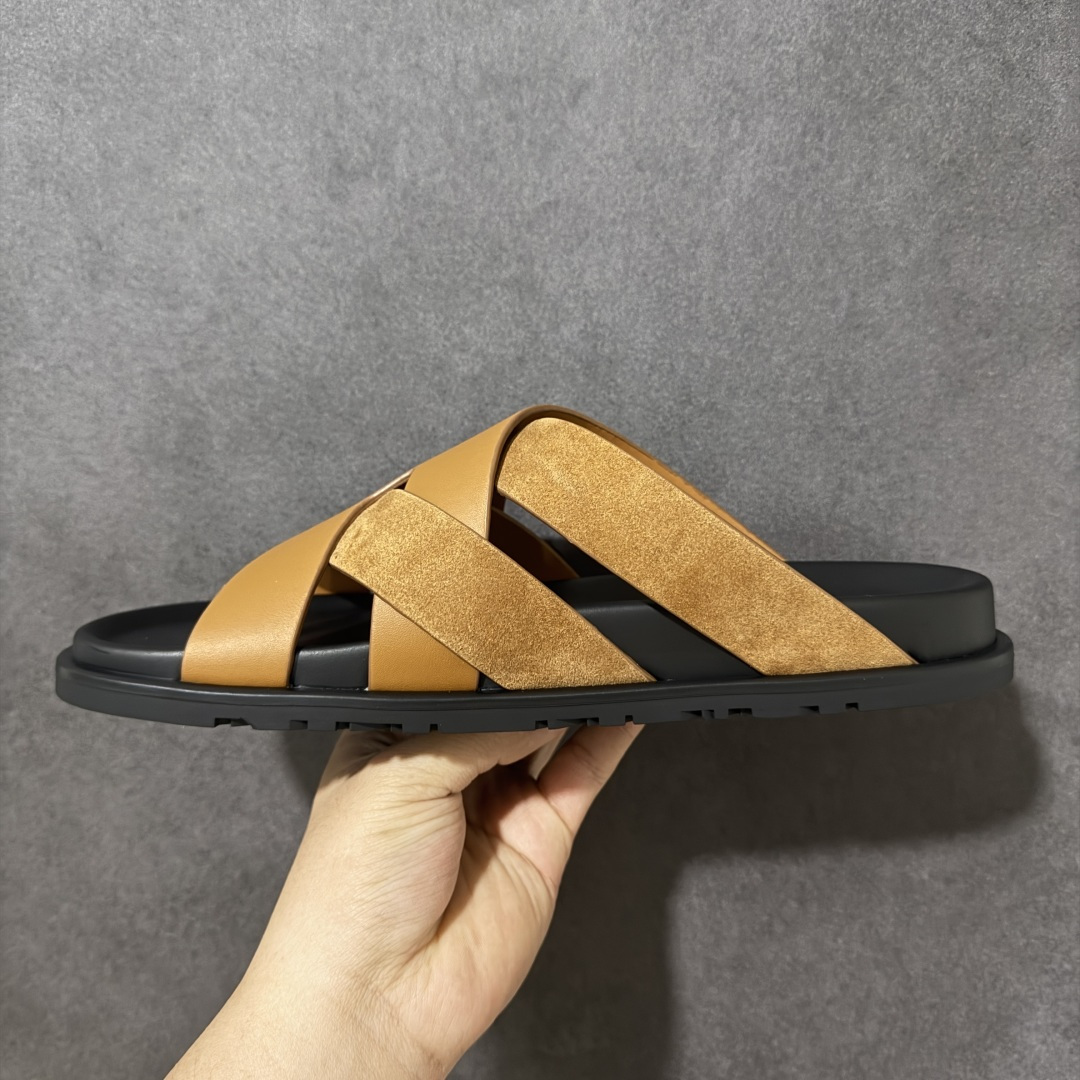 HERMES Sandales Chyprechevre Velours 皮面/绒面尺码：40-46编码