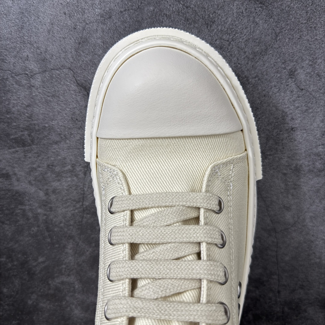 RO / Rick Owens 瑞克·欧文斯 帆布四孔 长舌新款低帮/经典底/细鞋带款 东莞原厂进口定制