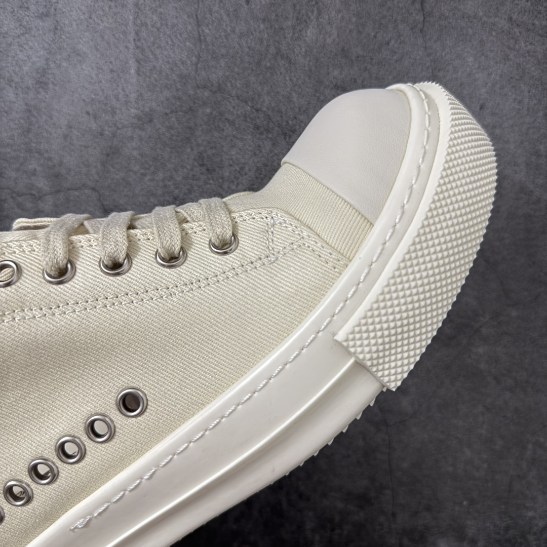 RO / Rick Owens 瑞克·欧文斯 帆布四孔 长舌新款低帮/经典底/细鞋带款 东莞原厂进口定制