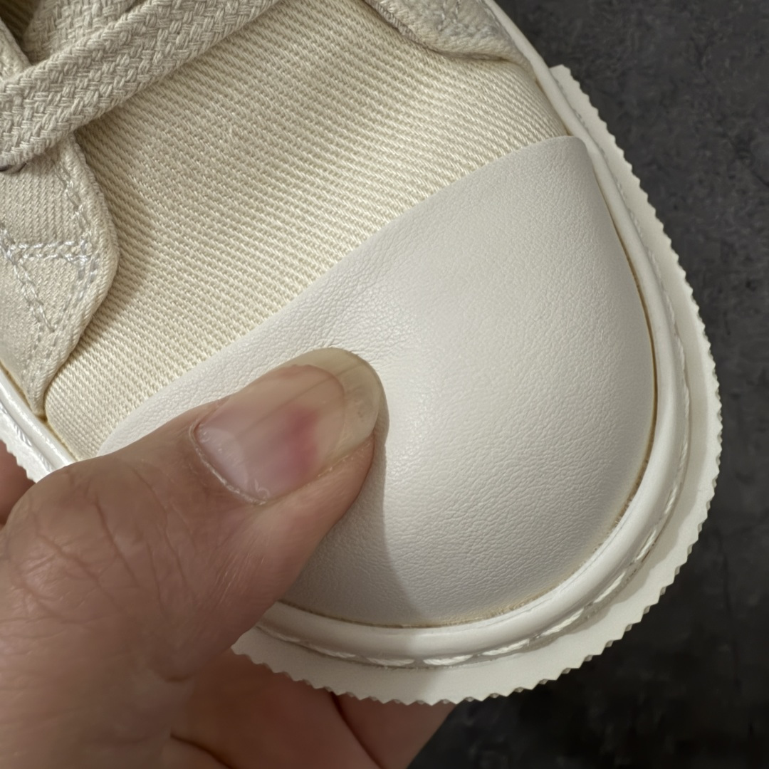 RO / Rick Owens 瑞克·欧文斯 帆布四孔 长舌新款低帮/经典底/细鞋带款 东莞原厂进口定制