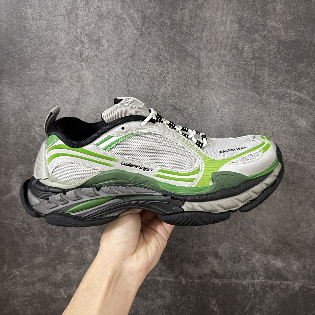 【i8纯原】Balenciaga巴黎世家24代 Triple S .2 灰白 低帮 老爹鞋 市场老牌巴黎世家大厂出品 品质价格无需多言 原鞋原材料打造 一比一细节还原 此款相对之前款式轻质很多 超厚鞋底增高4-5cm 高街风格 货号：865849WTR2G1800 尺码：36-46-莆田鞋