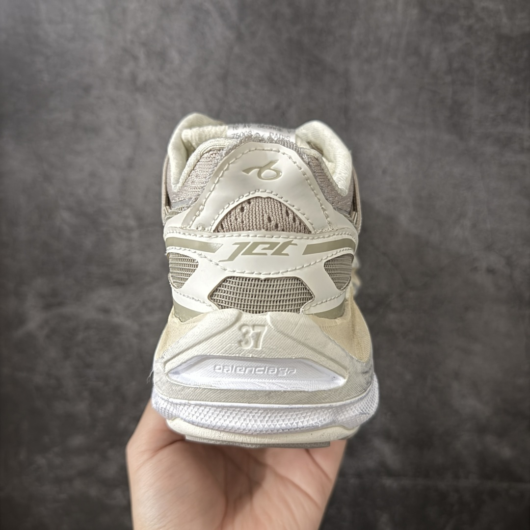图片[4]-【VG纯原】Balenciaga巴黎世家26代 Jet 压纹印花 圆头厚底4.25cm 低帮 老爹鞋 米色 市场老牌巴黎世家大厂出品 品质价格无需多言 原鞋原材料打造 一比一细节还原 此款相对之前款式轻质很多 超厚鞋底增高4-5cm 高街风格-莆田鞋