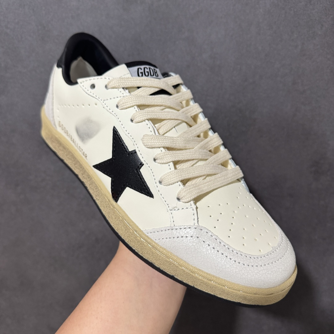 图片[3]-【H11纯原】GGDB Golden Goose Super Star 小脏鞋 复古休闲 手工做旧 头层牛皮 男女同款板鞋 #独家原盒 原底原料 开模打造 #原厂织唛鞋标 高精密准度 #全手工打磨做旧 匹配原版98%以上 #原厂增高鞋垫 完美精细做工 #外贸平台专供 顶级品质头层牛皮 #皮料切割干净 无任何毛边 清洁度细节完美 #全手工打磨做旧 还原巴黎时装周出镜质感 #全方位贴合包裹脚型 舒服不磨脚 #自带3厘米内增高 隐形拉长腿部线条 尺码：36 37 38 39 40 41 42 43 44 45 46-莆田鞋