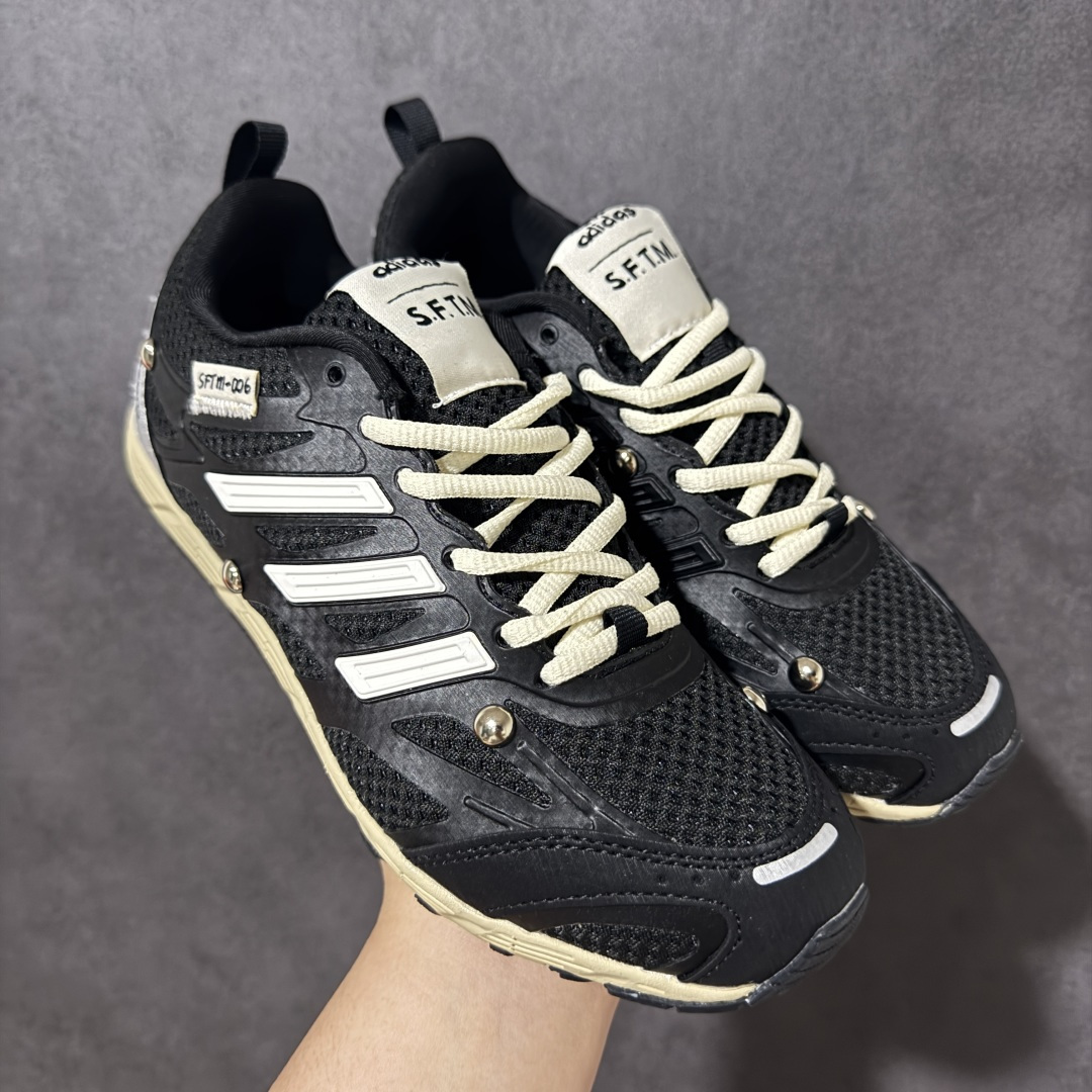 图片[5]-【公司级】Song For The Mute x AD originals Adizero PR SFTM-006 复古薄底舒适百搭透气跑步鞋 原楦纸板数据开发 铸造原味鞋型。鞋身采用网眼+TPU材质，大面TPU1.0​厚度，耐磨防撕裂面料和TPU后跟结构，金属铆钉点缀鞋面，搭配织物内里，舒适妥帖。双密度大底设计，更具稳定性。细节处理无敌。 尺码：36 36.5 37 38 38.5 39 40 40.5 41 42 42.5 43 44 44.5 45-莆田鞋