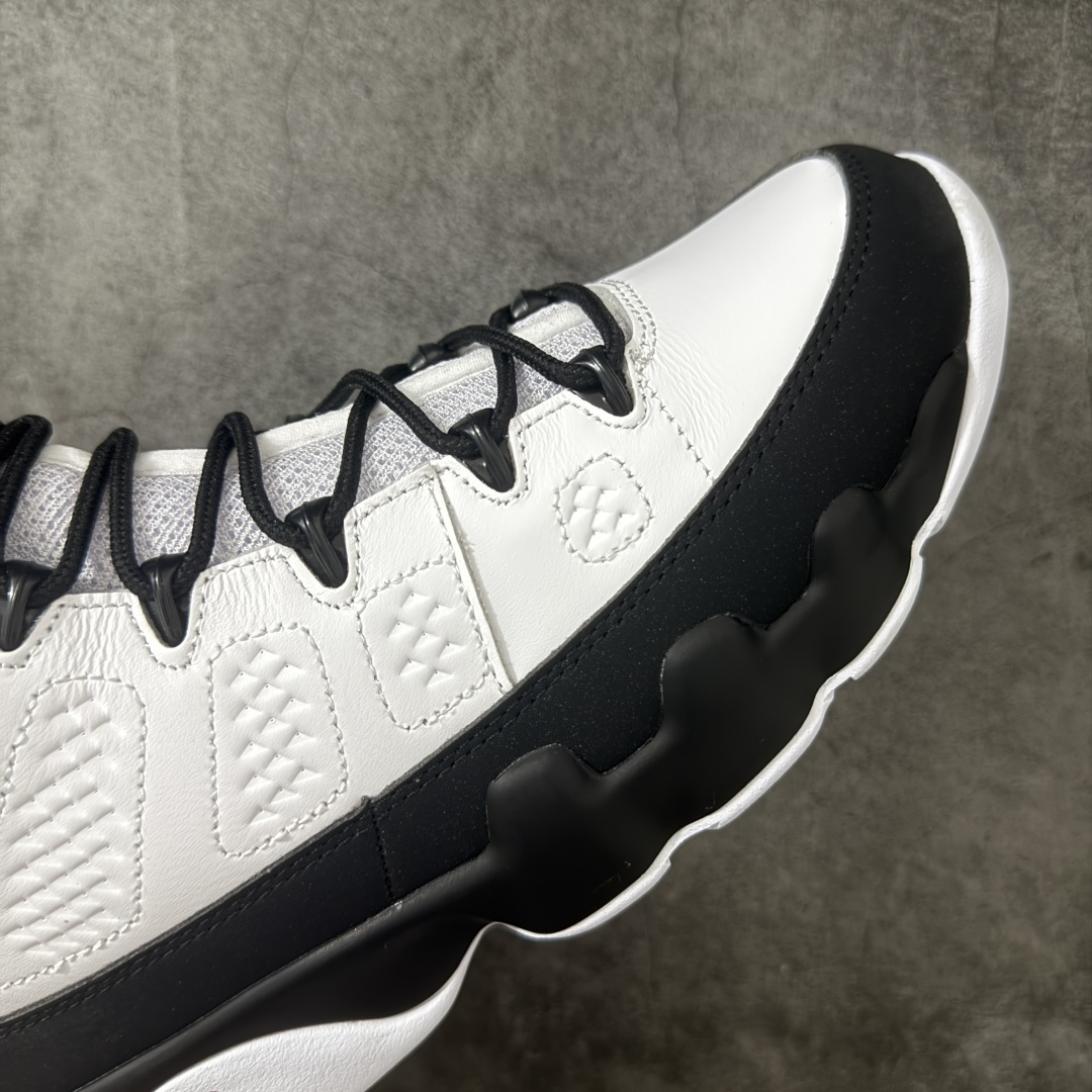 图片[6]-【XP纯原】AJ9白黑 高帮 Jordan Air Jordan 9 Retro OG Space Jam 经典舒适 复古篮球鞋 男女同款 白黑 外贸特供批次 原楦原档案数据开模打造 原厂中底拉帮钢印 货号：IX6179-100 尺码：40 40.5 41 42 42.5 43 44 44.5 45 46 47.5-莆田鞋
