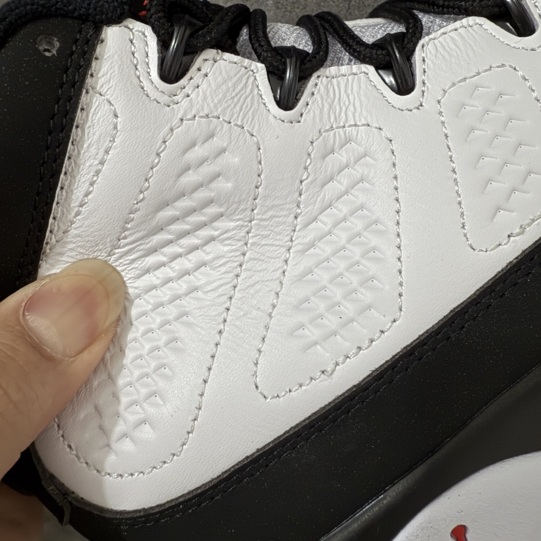 图片[3]-【XP纯原】AJ9白黑 高帮 Jordan Air Jordan 9 Retro OG Space Jam 经典舒适 复古篮球鞋 男女同款 白黑 外贸特供批次 原楦原档案数据开模打造 原厂中底拉帮钢印 货号：IX6179-100 尺码：40 40.5 41 42 42.5 43 44 44.5 45 46 47.5-选品中心
