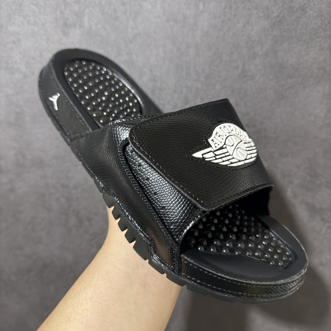 图片[3]-【公司级】NIKE JORDAN HYDRO II RETRO 耐克 经典百搭 夏季沙滩拖鞋 货号：644935-011 尺码：36-47-选品中心