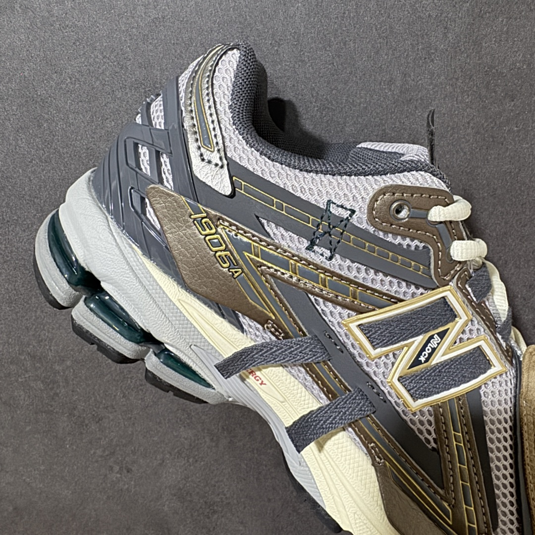 图片[7]-【公司级】New Balance 1906系列复古老爹风休闲运动慢跑鞋 U19066U8  #采用轻质牛剖革拼接透气网眼衬垫织物鞋面材质 T-Beam大底提供足步弓支撑，保持步态稳定 后跟搭载外露缓震胶  尺码：36 37 37.5 38 38.5 39 40 40.5 41 42 42.5 43 44 44.5 45-选品中心