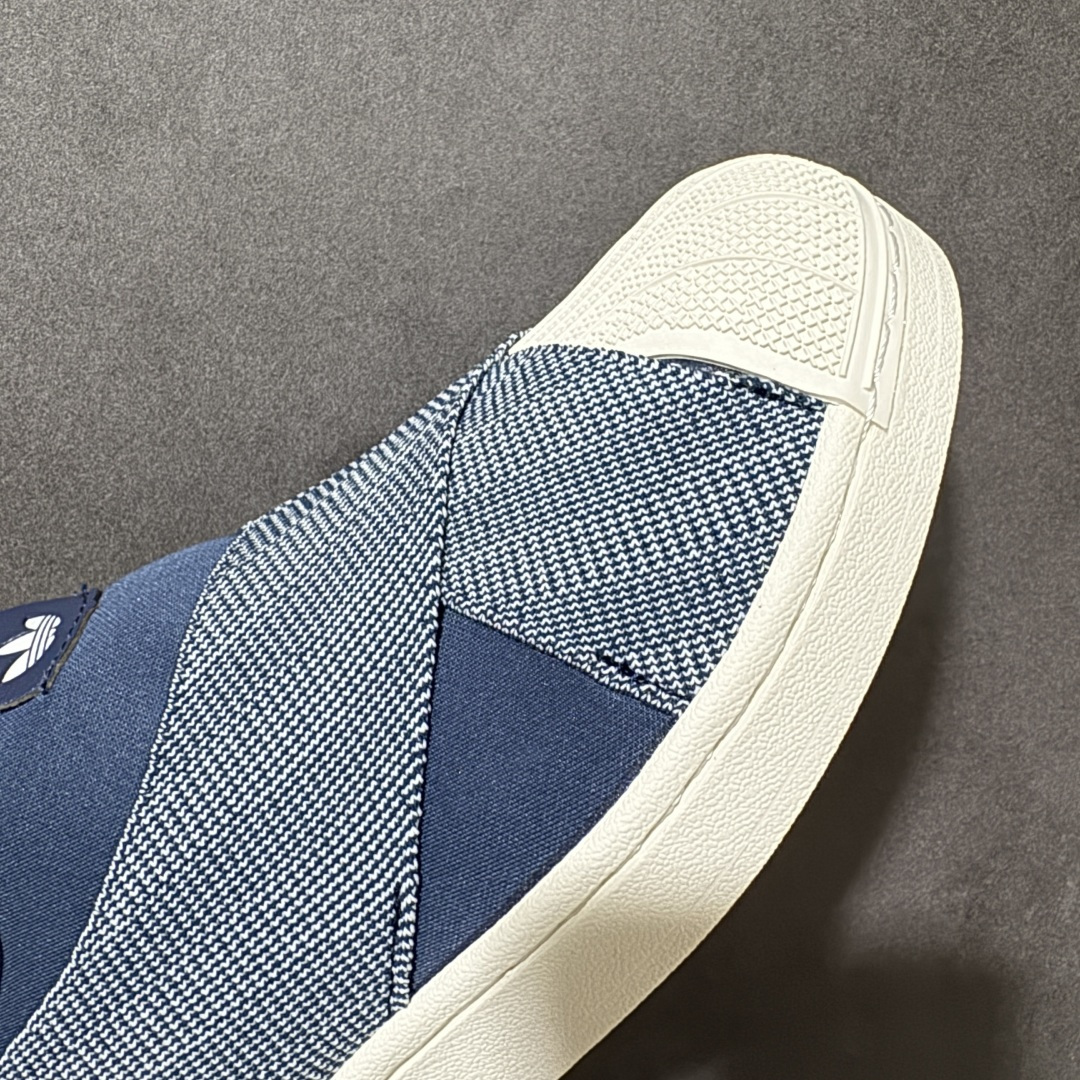 图片[8]-【公司级】阿迪达斯十字交叉绑带Adidas SUPERSTAR SLIP ON W S 贝壳头十字交叉绑带 白山联名款绑带 男女鞋 货号：KZ7554 尺码：36 36.5 37.5 38 38.5 39 40 40.5 41 42 42.5 43 44 45-选品中心