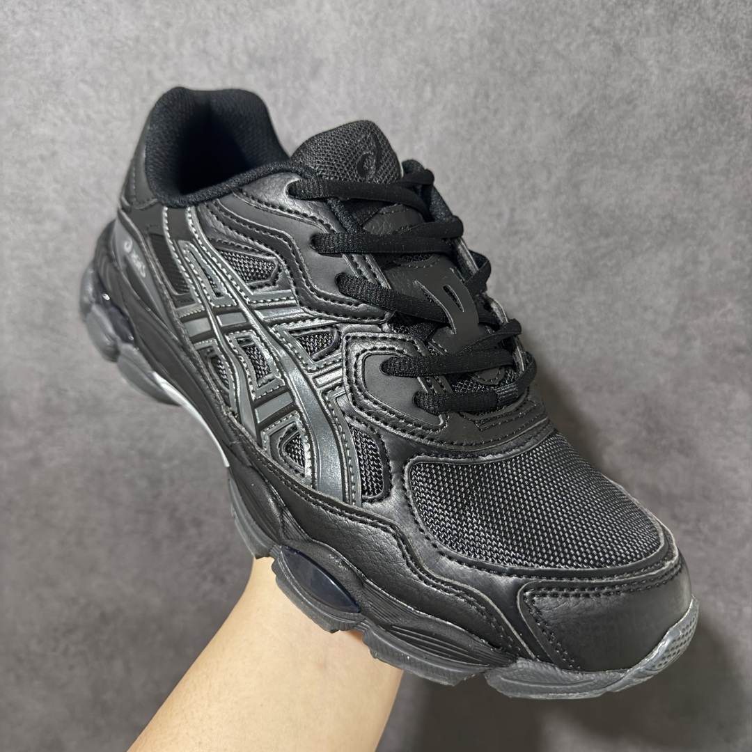 图片[3]-【公司级】ASICS GEL-NYC 经典舒适跑步鞋 男女同款 黑色 货号： 1203A280-003 尺码：36-47带半码-莆田鞋