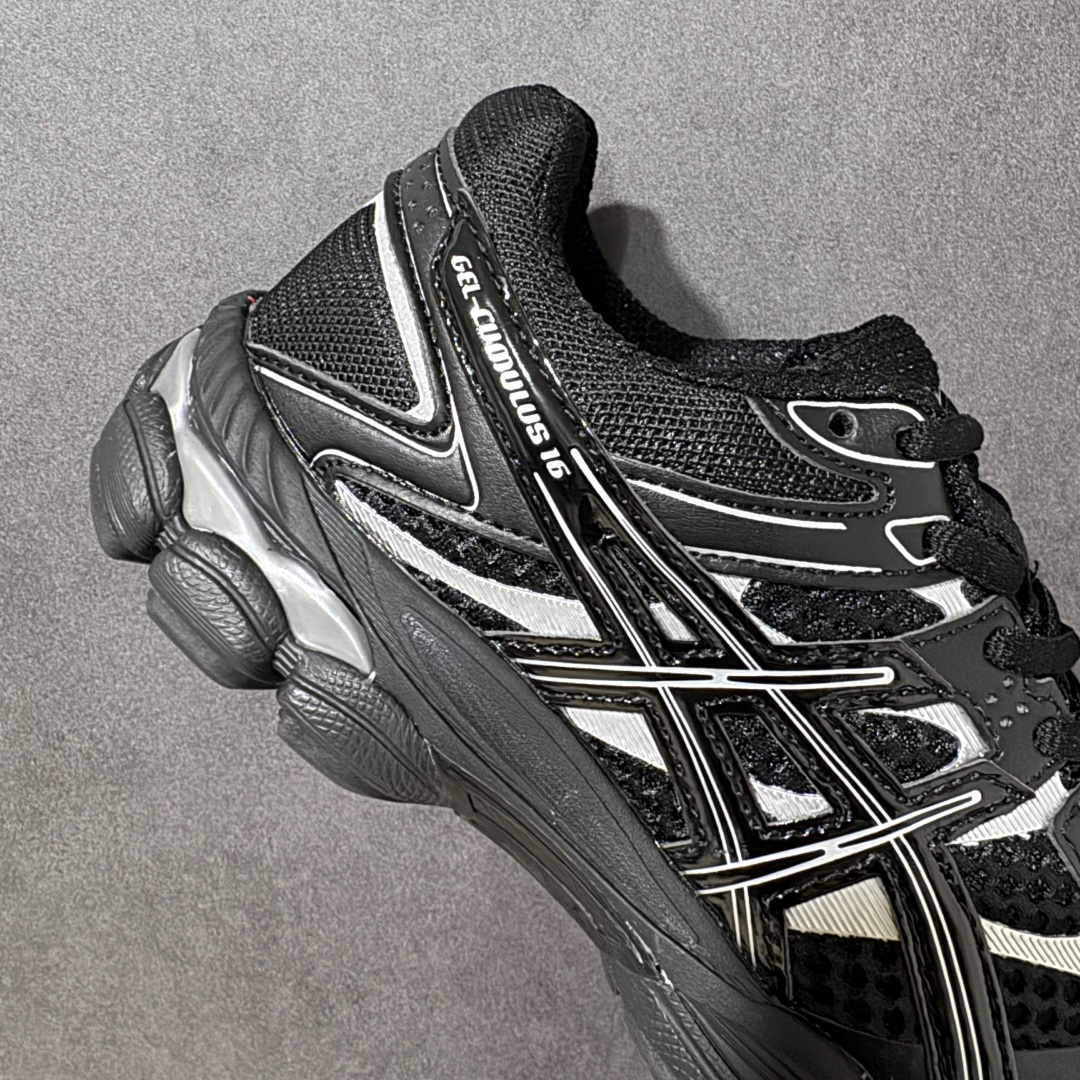 图片[7]-【公司级】Asics Gel-Cumulus 16 TG 亚瑟士 防滑耐磨 休闲运动鞋 采用双层提花网面设计 提高包裹性和透气性 后跟搭载稳定系统科技T-GEL提升整体支撑力和结构感 减少对身体带来的冲击负荷 创新中底至轻回弹 货号：1203A733-002 尺码：36 37 37.5 38 39 39.5 40.5 41.5 42 42.5 43.5 44 45 46 47-莆田鞋