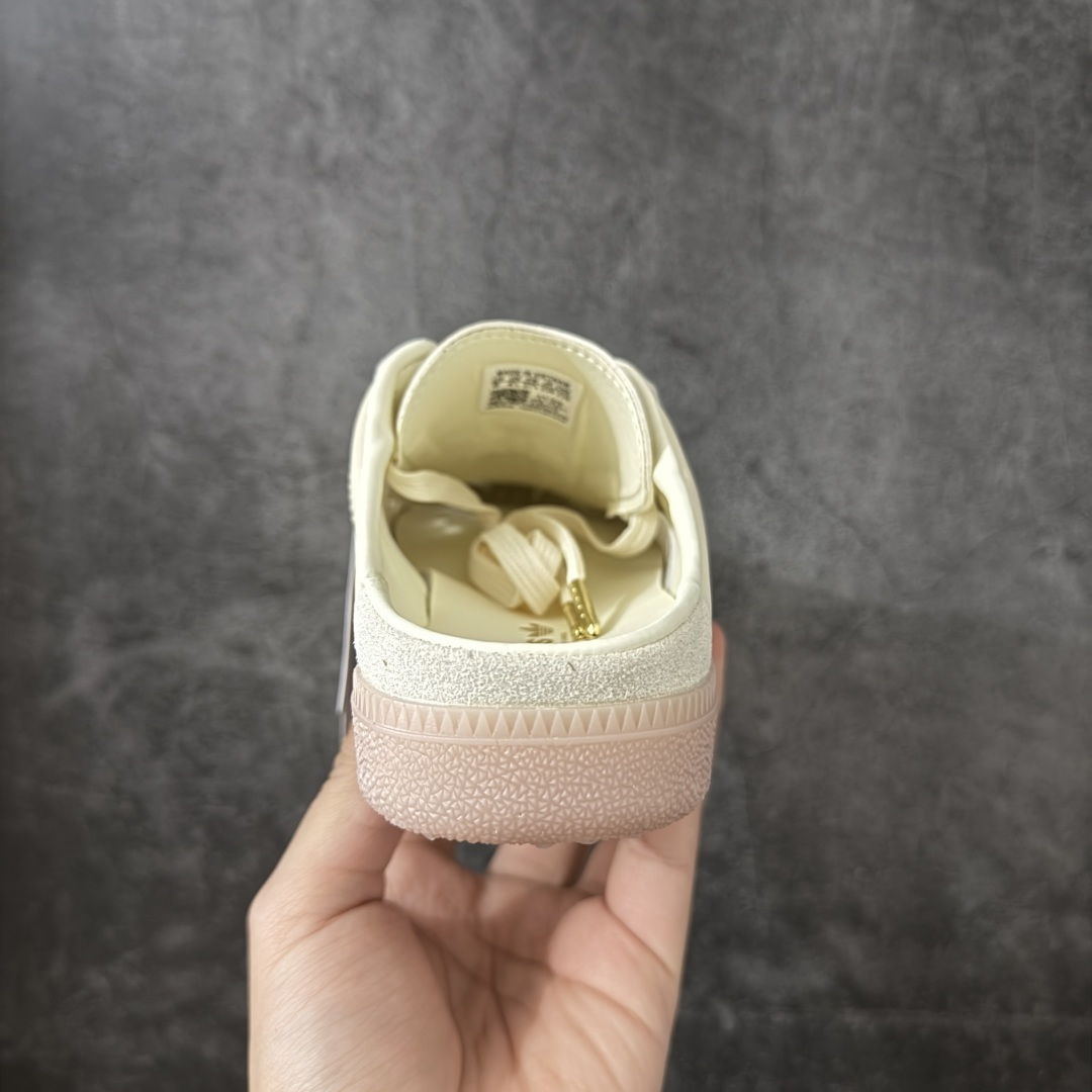 图片[4]-【正确版】桑巴德训拖鞋一脚蹬 正确版出货！ adidas originals Samba OG MULE 包头拖鞋 黑色 货号：KH7719 浅米色 尺码：35.5 36 36.5 37 38 38.5 39 40 40.5 41 42 42.5 43 44 44.5 45-选品中心