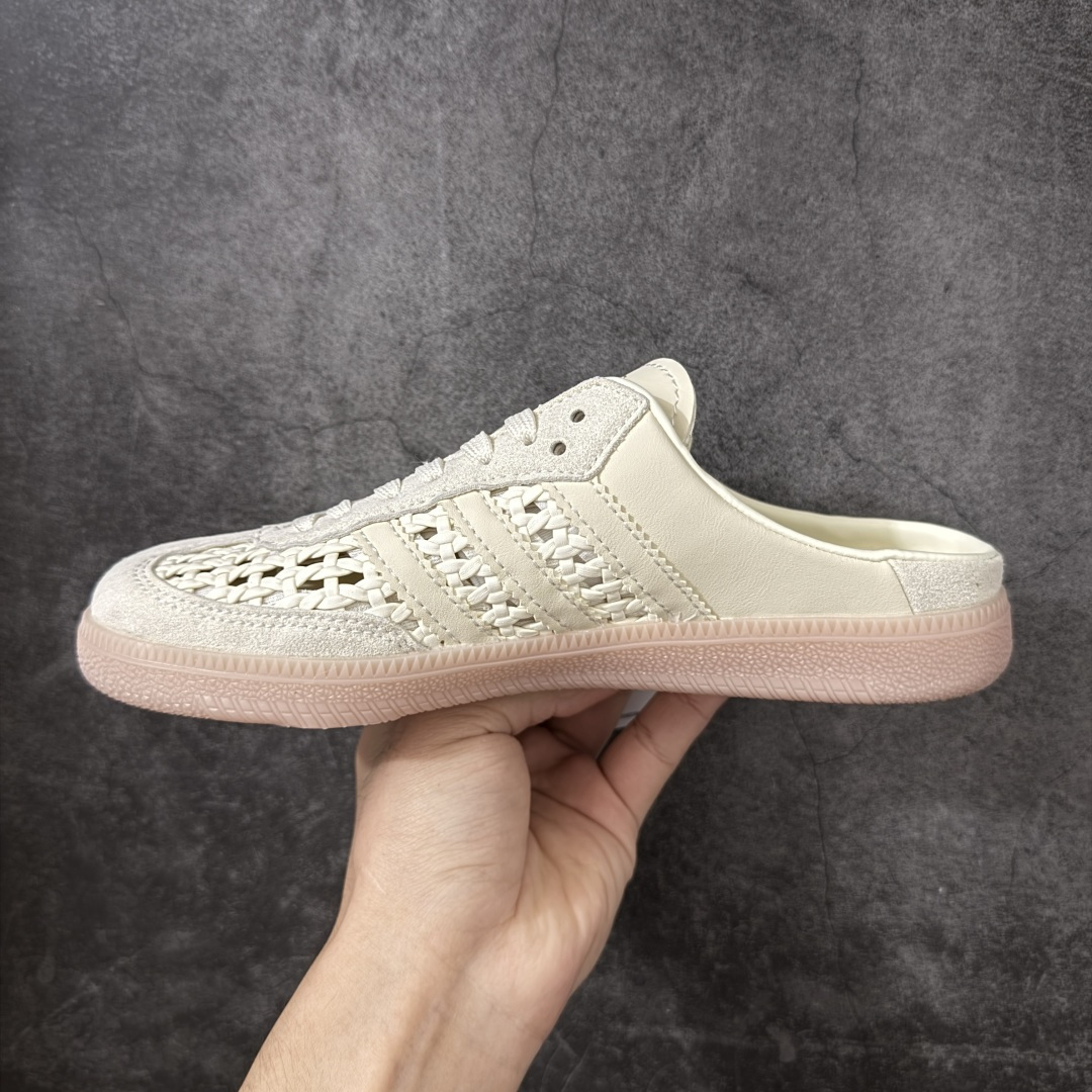 图片[2]-【正确版】桑巴德训拖鞋一脚蹬 正确版出货！ adidas originals Samba OG MULE 包头拖鞋 黑色 货号：KH7719 浅米色 尺码：35.5 36 36.5 37 38 38.5 39 40 40.5 41 42 42.5 43 44 44.5 45-选品中心
