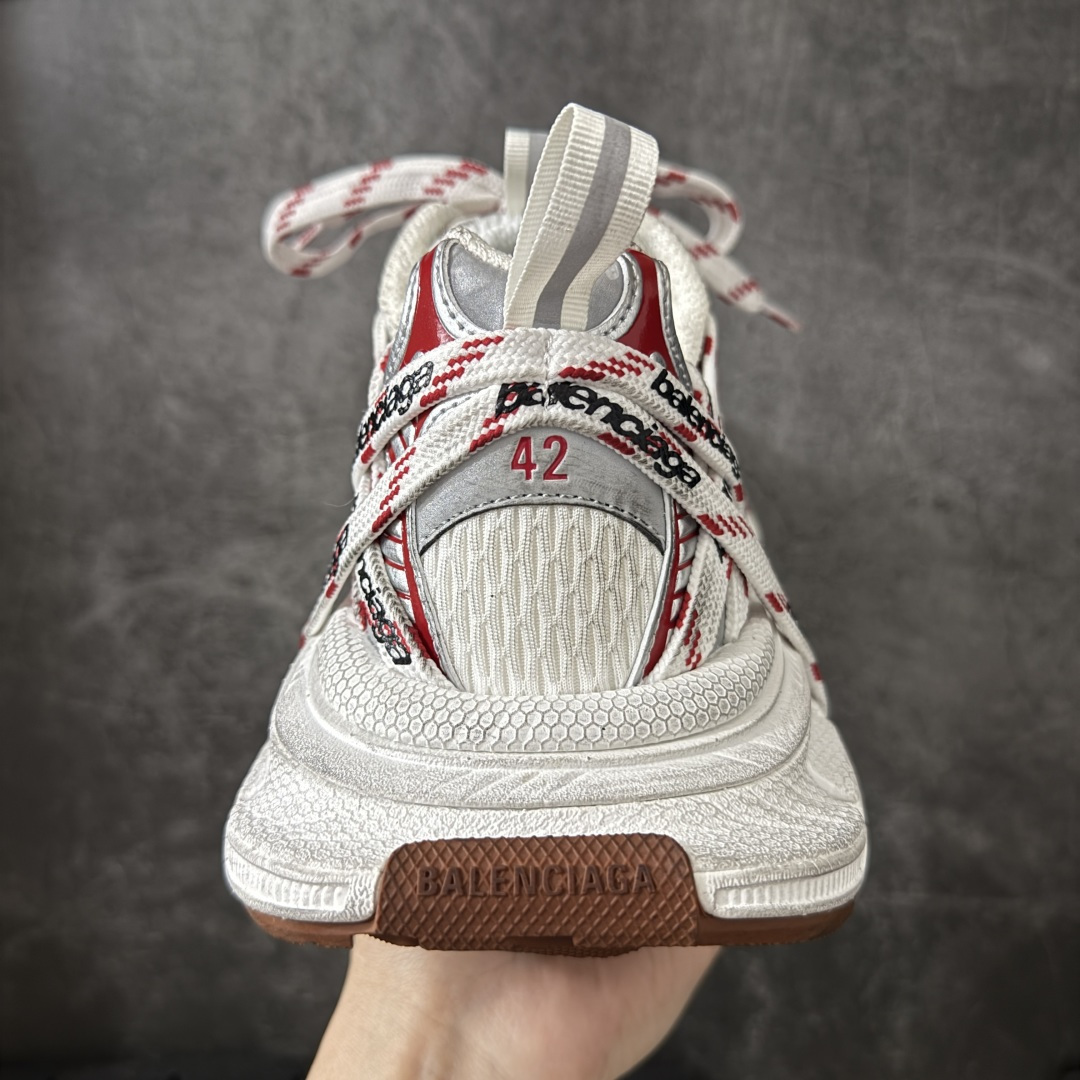 图片[4]-【XA版】Balenciaga 巴黎3XL 蜘蛛侠绑带 Balenciaga巴黎世家 24ss 绑带做旧款 巴黎十代网眼潮流百搭低帮老爹鞋 慢工出细活 出货即最强 皮料钢丝纹高频工艺 整体鞋面及大底做旧 网眼破坏磨毛效果 各个方面均无可挑剔 尺码：35-46 偏大一码 建议比正常运动鞋买小一号-选品中心