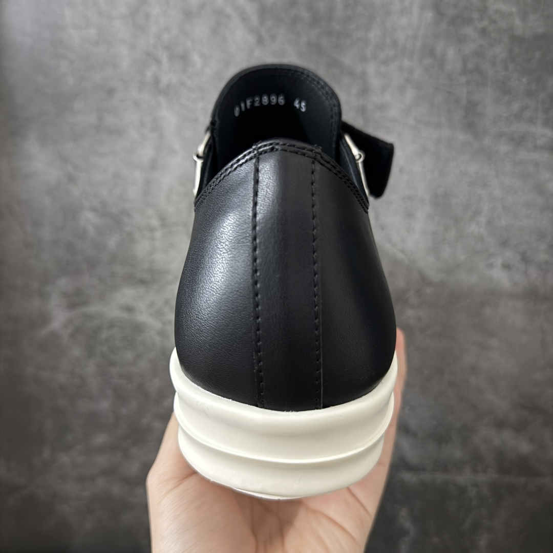图片[4]-【莞产G版】大匡威RO / Rick Owens DRKSHDW 瑞克·欧文斯 大匡威低帮/低帮 机能金属扣西瓜头 【皮料】 东莞原厂进口全新原厂皮 【鞋头】软糯，轻轻按压有牛皮细细的纹理质感！ 【鞋底】TPU大底奶香味！硬度、肤感一比一！鞋底logo钢印清晰正确！ 【鞋垫】独家私人开模压印！牛皮贴面，双层复合！ 【尺码】 ：36 37 38 39 40 41 42 43 44 45 46！-选品中心