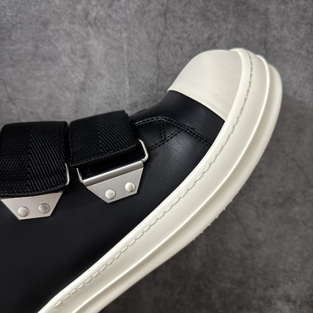 图片[6]-【莞产G版】大匡威RO / Rick Owens DRKSHDW 瑞克·欧文斯 大匡威低帮/低帮 机能金属扣西瓜头 【皮料】 东莞原厂进口全新原厂皮 【鞋头】软糯，轻轻按压有牛皮细细的纹理质感！ 【鞋底】TPU大底奶香味！硬度、肤感一比一！鞋底logo钢印清晰正确！ 【鞋垫】独家私人开模压印！牛皮贴面，双层复合！ 【尺码】 ：36 37 38 39 40 41 42 43 44 45 46！-选品中心