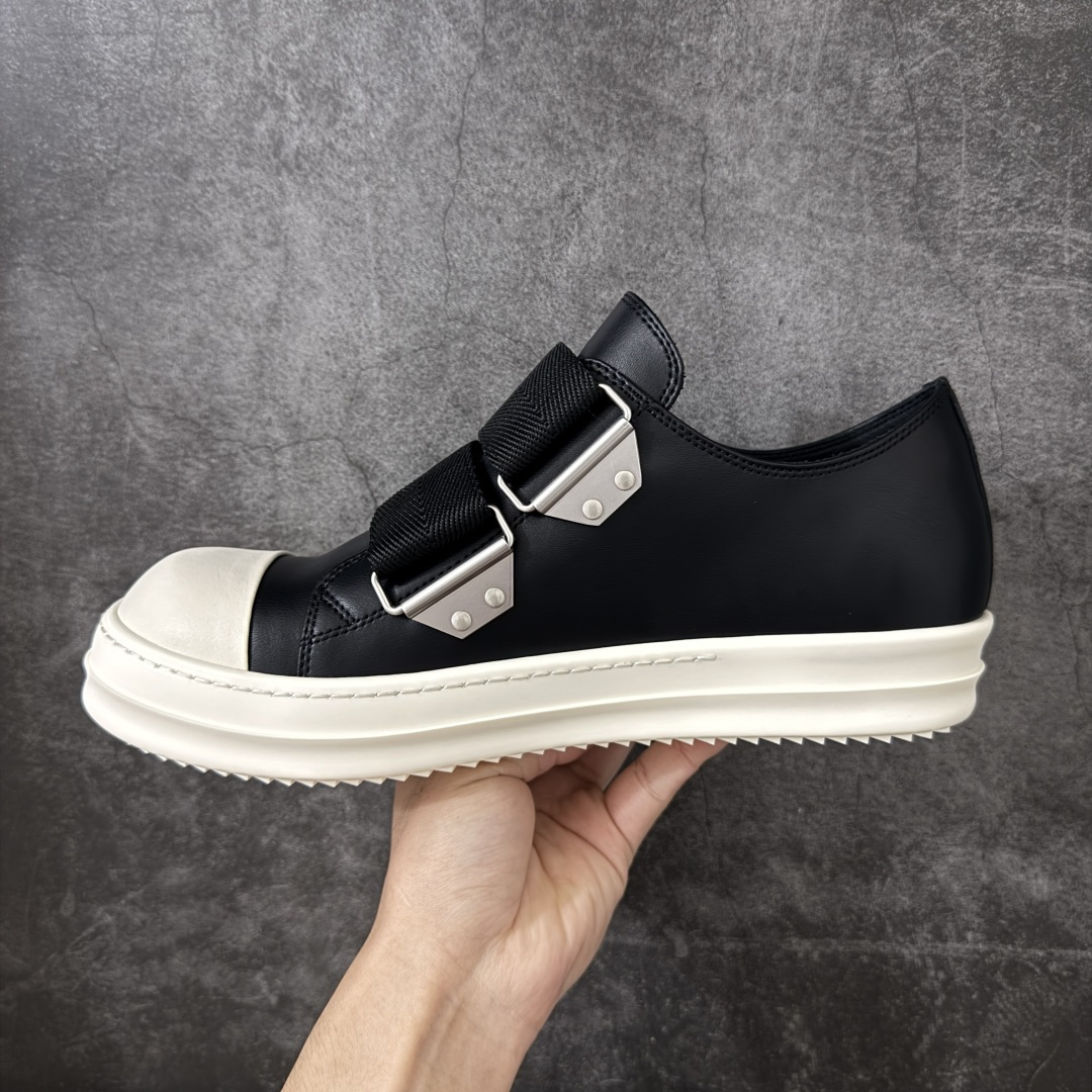 图片[2]-【莞产G版】大匡威RO / Rick Owens DRKSHDW 瑞克·欧文斯 大匡威低帮/低帮 机能金属扣西瓜头 【皮料】 东莞原厂进口全新原厂皮 【鞋头】软糯，轻轻按压有牛皮细细的纹理质感！ 【鞋底】TPU大底奶香味！硬度、肤感一比一！鞋底logo钢印清晰正确！ 【鞋垫】独家私人开模压印！牛皮贴面，双层复合！ 【尺码】 ：36 37 38 39 40 41 42 43 44 45 46！-选品中心