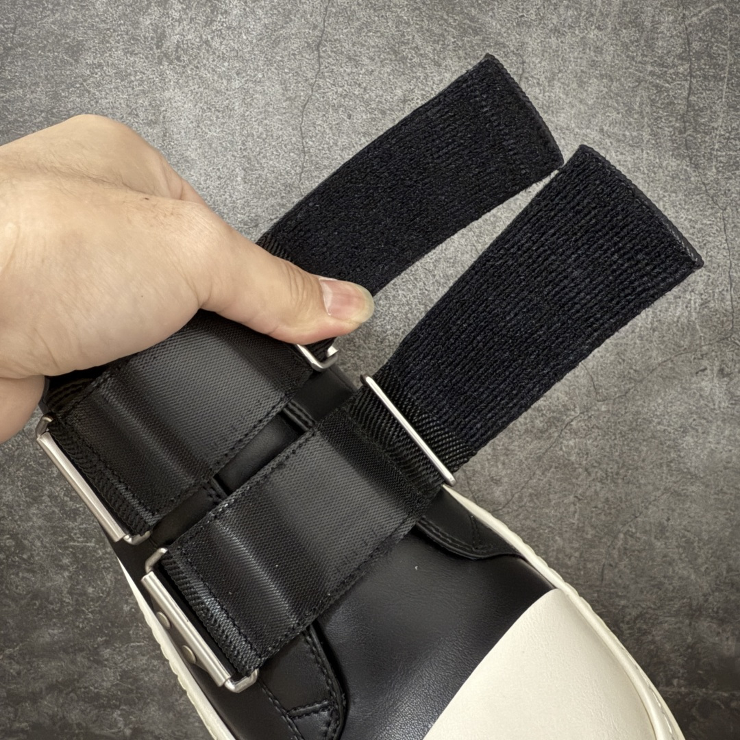 图片[4]-【莞产G版】大匡威RO / Rick Owens DRKSHDW 瑞克·欧文斯 大匡威低帮/低帮 机能金属扣西瓜头 【皮料】 东莞原厂进口全新原厂皮 【鞋头】软糯，轻轻按压有牛皮细细的纹理质感！ 【鞋底】TPU大底奶香味！硬度、肤感一比一！鞋底logo钢印清晰正确！ 【鞋垫】独家私人开模压印！牛皮贴面，双层复合！ 【尺码】 ：36 37 38 39 40 41 42 43 44 45 46！-选品中心