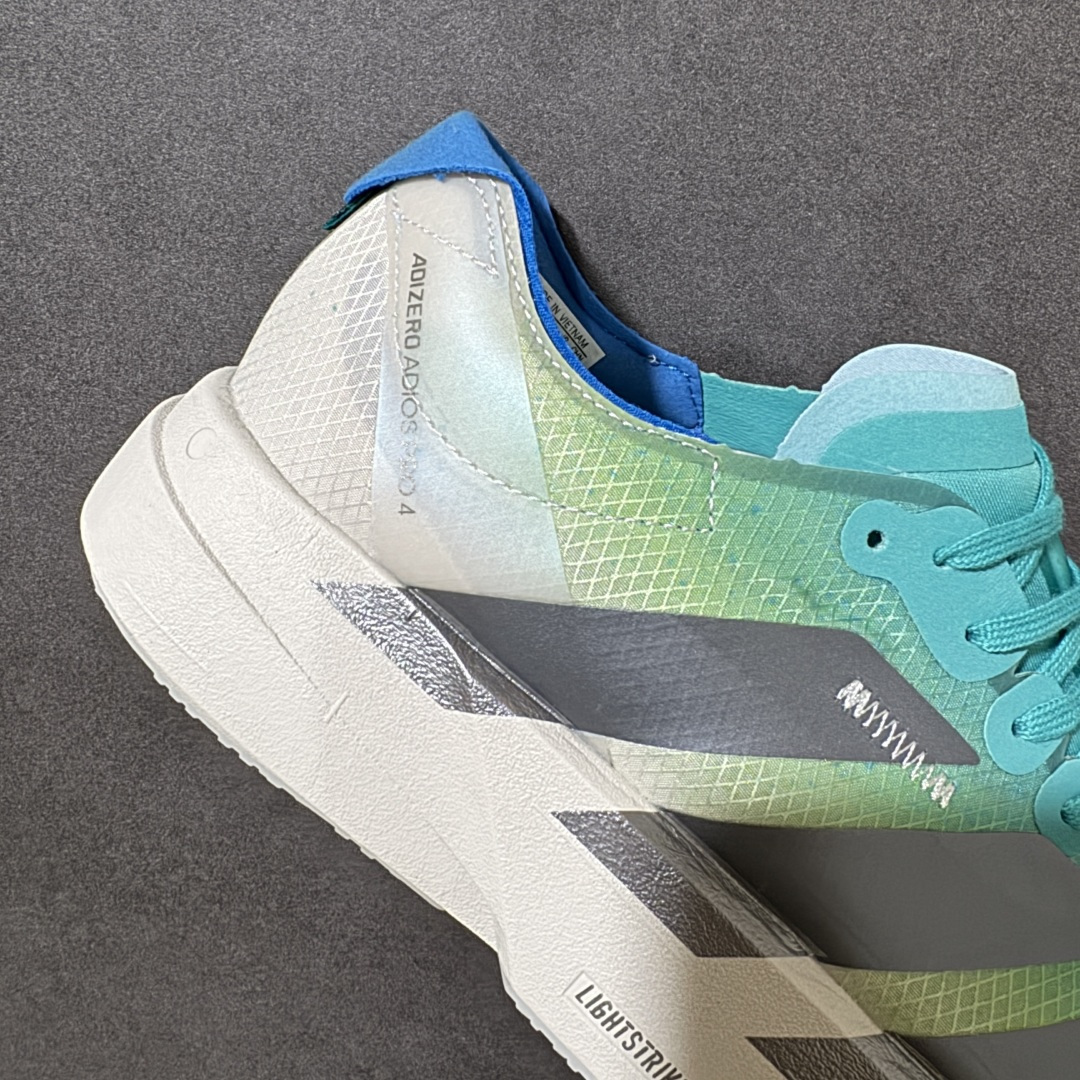图片[7]-【公司级】Adidas Adizero PRO 4 阿迪达斯 舒适百搭防滑耐磨 低帮 休闲跑步鞋 中底配置方面搭载全掌Lightstrike Pro 鞋面采用透气网面 契合日常训练鞋的定位 外底给到了橡胶 更加防滑耐磨 货号： JS2579 尺码：36-45半-选品中心