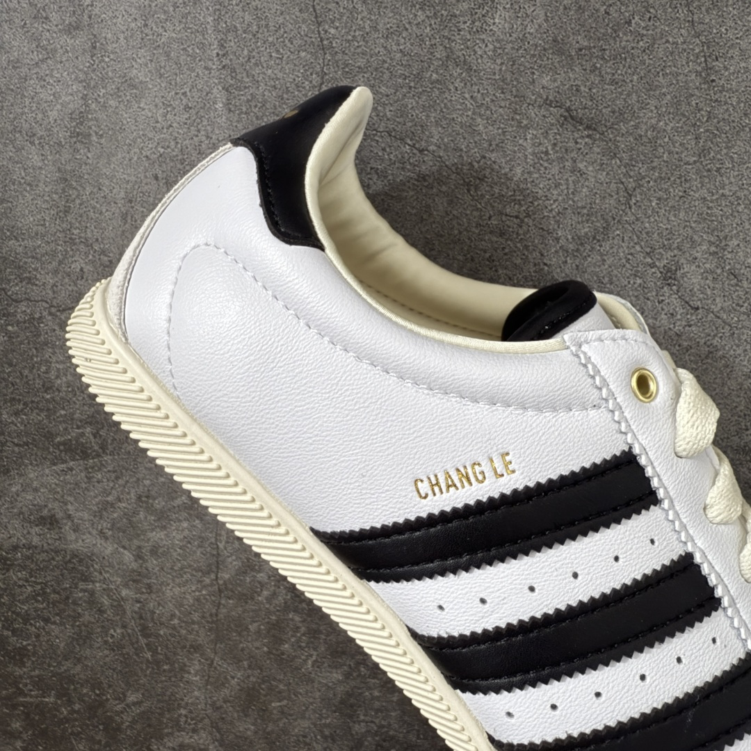 图片[7]-【渠道纯原版】Adidas Originals Changle系列 阿迪达斯 三叶草 百搭低帮休闲运动板鞋 KJ3959 市场最高版本 完美还原zp细节，注意区别市场任何版本，完全不是一路货色‼️ 全鞋原材料打造，无任何色差，正确鞋型，后跟港宝材料定型，正确微透生胶大底，反口内里头层细腻小牛皮，纸板中底 鞋垫背胶，侧面正确烫金压印字母，所有细节完美还原‼️ 尺码：35 36 36.5 37 38 38.5 39 40 40.5 41 42 42.5 43 44 44.5 45-选品中心