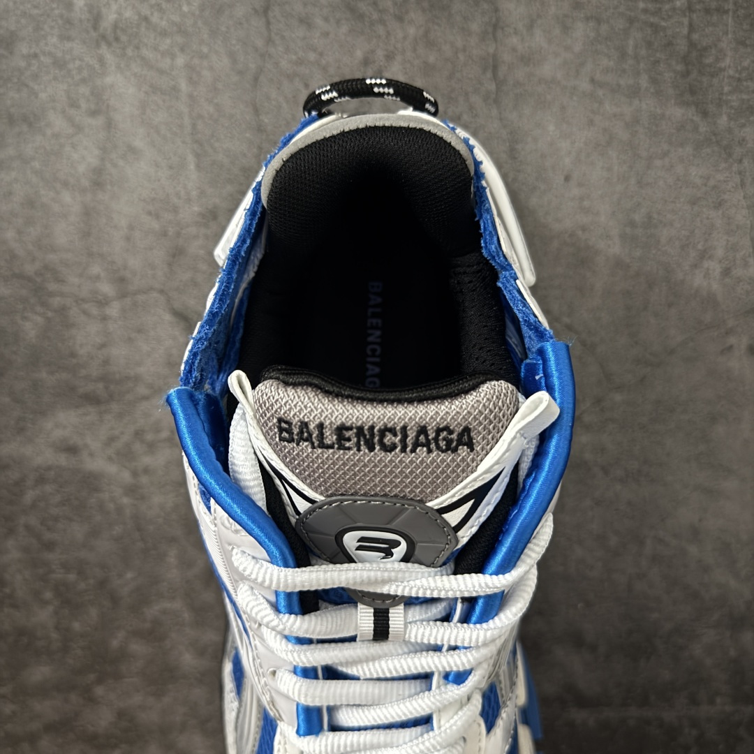 图片[8]-【公司级H版】BALENCIAGA Runner 巴黎世家七代 灰蓝色 此系列是通过溢胶、做旧、缝线等细节 展示了设计师 Demna 的运动鞋风格 用一双「旧鞋」传递复古感 后侧板、翘起的鞋头 则展示了 Demna 在结构上的未来构想 原装大盒从里到外一切百分百还原官方配置 顶级专供碾压一切版本 尺码：35 36 37 38 39 40 41 42 43 44 45 46-选品中心