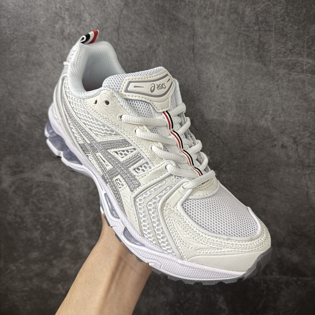 图片[3]-【首发版】亚瑟士Thom Browne TB x Asics Gel-Kayano 14系列GEL-K14 复古舒适 织物合成革减震防滑耐磨 低帮 休闲跑步鞋 原装纸板楦头开发 独家私模五层组合大底 原厂定制缓震硅胶加持 原盒原配 官方四联吊牌 一比一同步原鞋工艺和用料 后跟一样采用了GEL缓震胶 整体系列设计非常的科技感！ 锻炼跑步的同时让你一样时尚百搭！ 尺码：36-45-选品中心