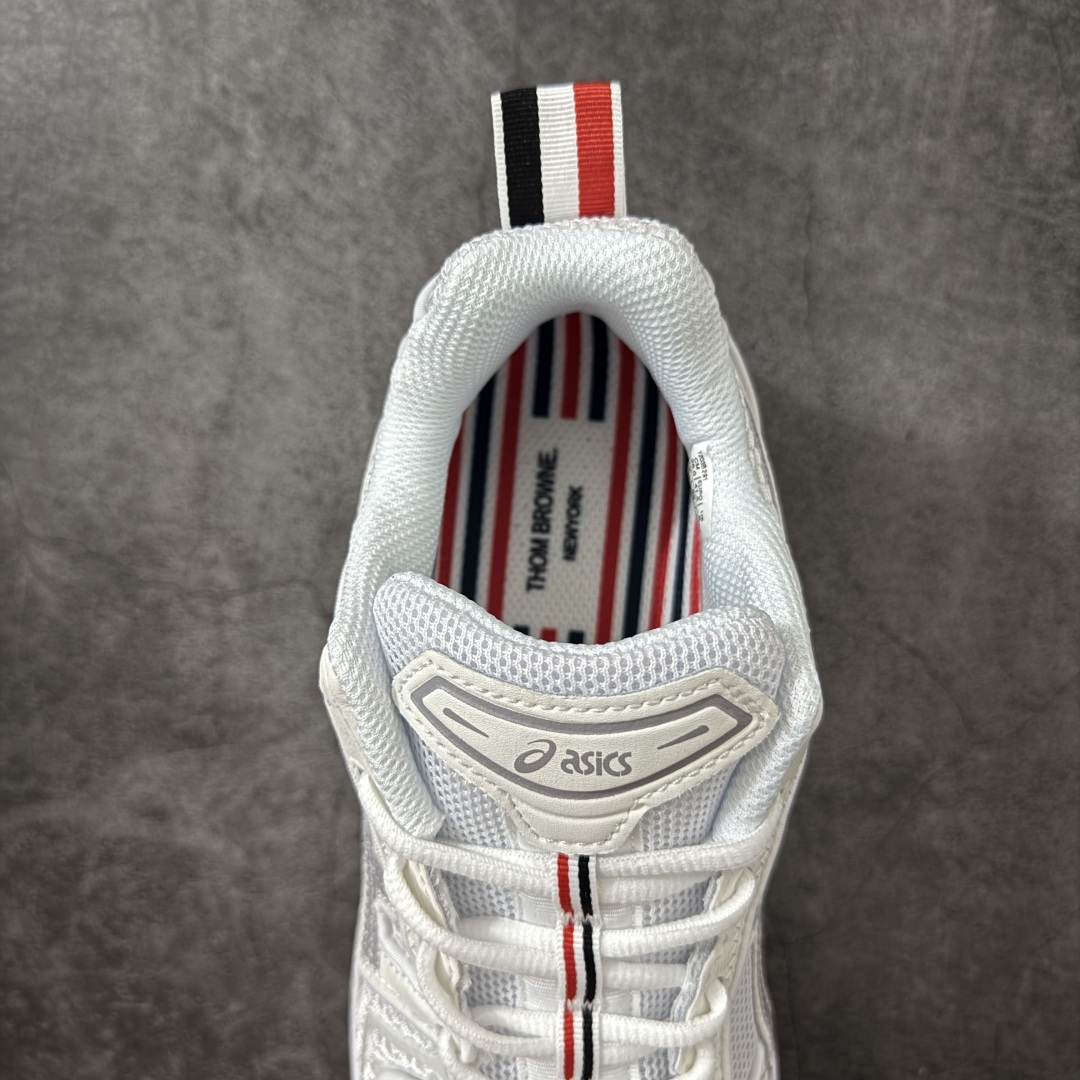 图片[8]-【首发版】亚瑟士Thom Browne TB x Asics Gel-Kayano 14系列GEL-K14 复古舒适 织物合成革减震防滑耐磨 低帮 休闲跑步鞋 原装纸板楦头开发 独家私模五层组合大底 原厂定制缓震硅胶加持 原盒原配 官方四联吊牌 一比一同步原鞋工艺和用料 后跟一样采用了GEL缓震胶 整体系列设计非常的科技感！ 锻炼跑步的同时让你一样时尚百搭！ 尺码：36-45-选品中心