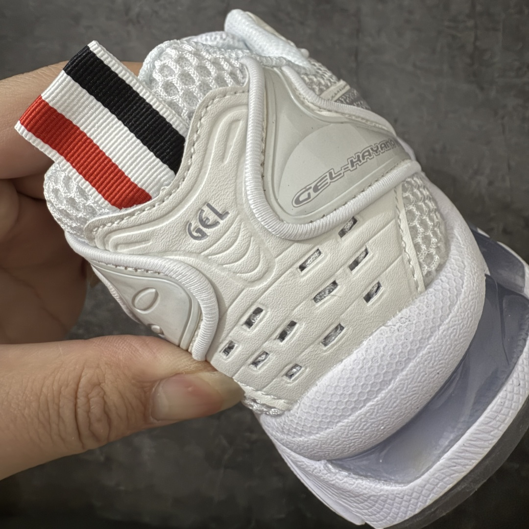 图片[2]-【首发版】亚瑟士Thom Browne TB x Asics Gel-Kayano 14系列GEL-K14 复古舒适 织物合成革减震防滑耐磨 低帮 休闲跑步鞋 原装纸板楦头开发 独家私模五层组合大底 原厂定制缓震硅胶加持 原盒原配 官方四联吊牌 一比一同步原鞋工艺和用料 后跟一样采用了GEL缓震胶 整体系列设计非常的科技感！ 锻炼跑步的同时让你一样时尚百搭！ 尺码：36-45-选品中心