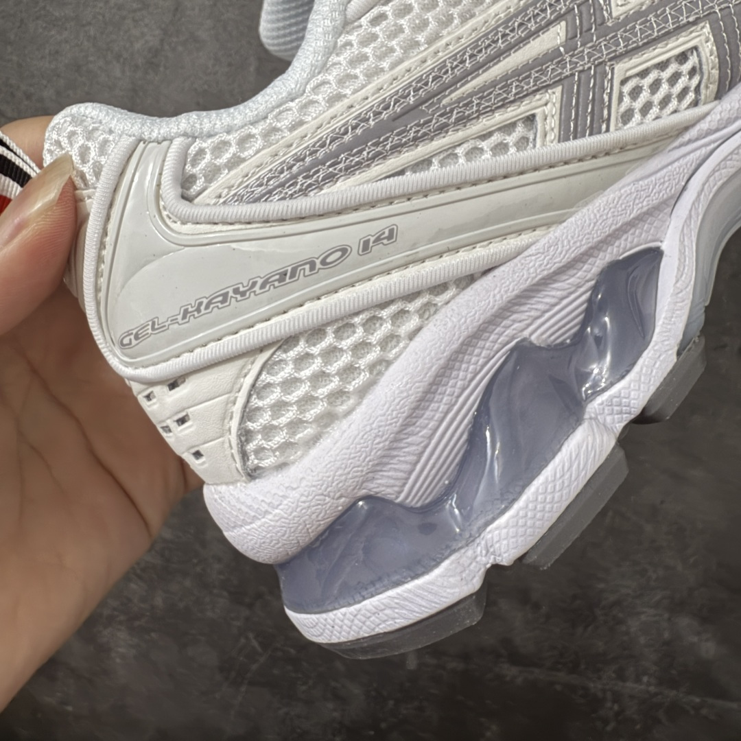 图片[3]-【首发版】亚瑟士Thom Browne TB x Asics Gel-Kayano 14系列GEL-K14 复古舒适 织物合成革减震防滑耐磨 低帮 休闲跑步鞋 原装纸板楦头开发 独家私模五层组合大底 原厂定制缓震硅胶加持 原盒原配 官方四联吊牌 一比一同步原鞋工艺和用料 后跟一样采用了GEL缓震胶 整体系列设计非常的科技感！ 锻炼跑步的同时让你一样时尚百搭！ 尺码：36-45-选品中心