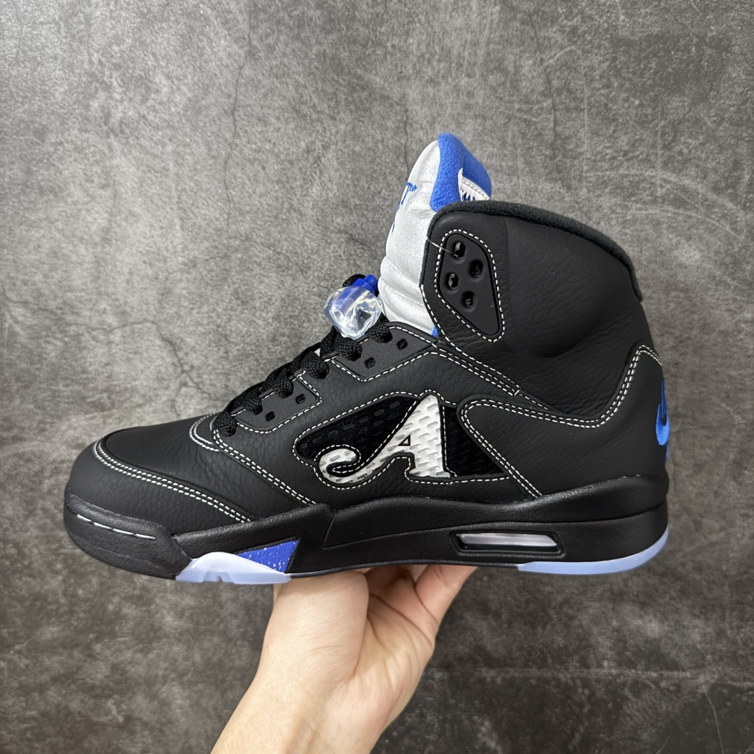 图片[2]-【KZ纯原】Awake NY x Air Jordan AJ5 联名黑蓝 DV4982-004 国内一线大厂出品 匠心打造 头层皮料原厂数据 全新纸板 模具打造 外贸 平台高端零售专供品质 品质毋庸置疑 一眼正品既视感 细节均已解码 尺码：36 36.5 37.5 38 38.5 39 40 40.5 41 42 42.5 43 44 44.5 45 46 47.5-选品中心