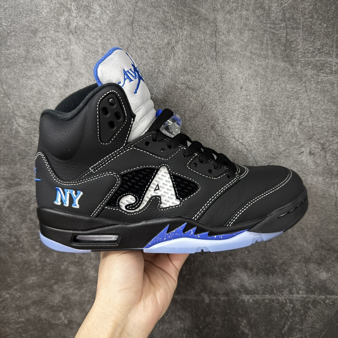 【KZ纯原】Awake NY x Air Jordan AJ5 联名黑蓝 DV4982-004 国内一线大厂出品 匠心打造 头层皮料原厂数据 全新纸板 模具打造 外贸 平台高端零售专供品质 品质毋庸置疑 一眼正品既视感 细节均已解码 尺码：36 36.5 37.5 38 38.5 39 40 40.5 41 42 42.5 43 44 44.5 45 46 47.5-选品中心