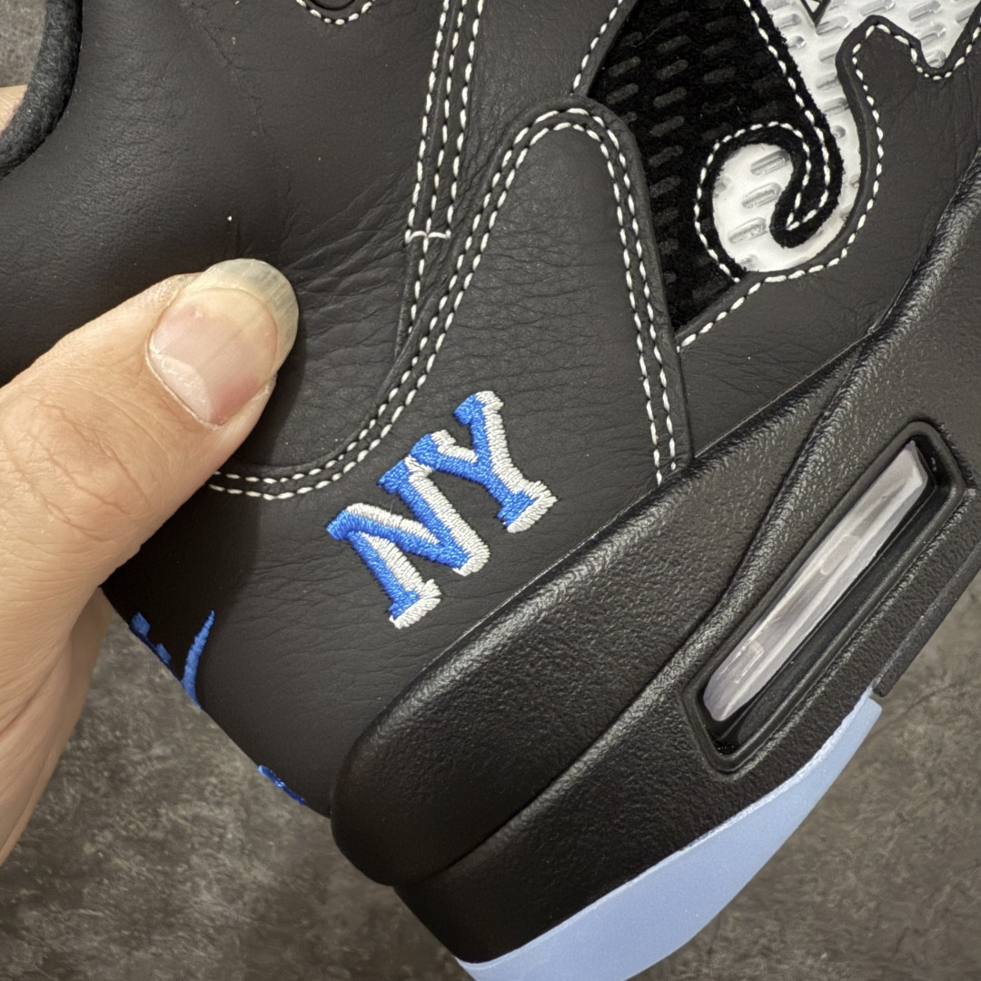 图片[3]-【KZ纯原】Awake NY x Air Jordan AJ5 联名黑蓝 DV4982-004 国内一线大厂出品 匠心打造 头层皮料原厂数据 全新纸板 模具打造 外贸 平台高端零售专供品质 品质毋庸置疑 一眼正品既视感 细节均已解码 尺码：36 36.5 37.5 38 38.5 39 40 40.5 41 42 42.5 43 44 44.5 45 46 47.5-选品中心