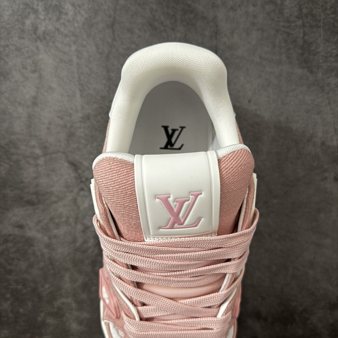图片[8]-【广东纯原版】LV Louis Vuitton Trainer 低帮休闲板鞋 代购级别 ZP级全套包装 原版购入历时近两个月开发打造！ 经典多拼色超好看 原版完美楦型 调试了两个月 鞋面独家订制压纹粒面小牛皮 大底TPU、模具费2w+ 质感媲美原版 垫脚聚米微料加透气英伦网布 细节原版一致 ❗️请注意区分市面通货材料 版型 包装配件 尺码：35-46-选品中心
