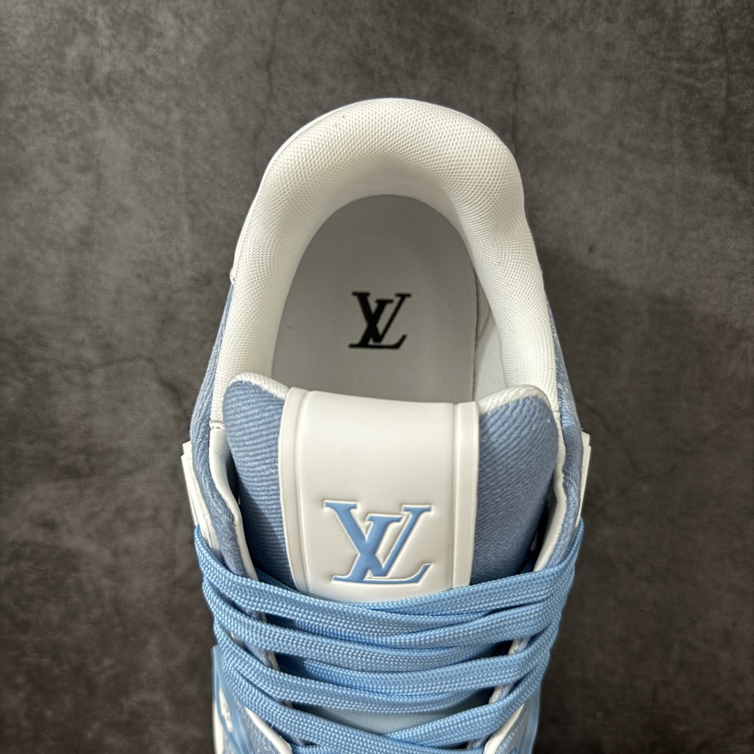 图片[8]-【广东纯原版】LV Louis Vuitton Trainer 低帮休闲板鞋 代购级别 ZP级全套包装 原版购入历时近两个月开发打造！ 经典多拼色超好看 原版完美楦型 调试了两个月 鞋面独家订制压纹粒面小牛皮 大底TPU、模具费2w+ 质感媲美原版 垫脚聚米微料加透气英伦网布 细节原版一致 ❗️请注意区分市面通货材料 版型 包装配件 尺码：35-46-选品中心