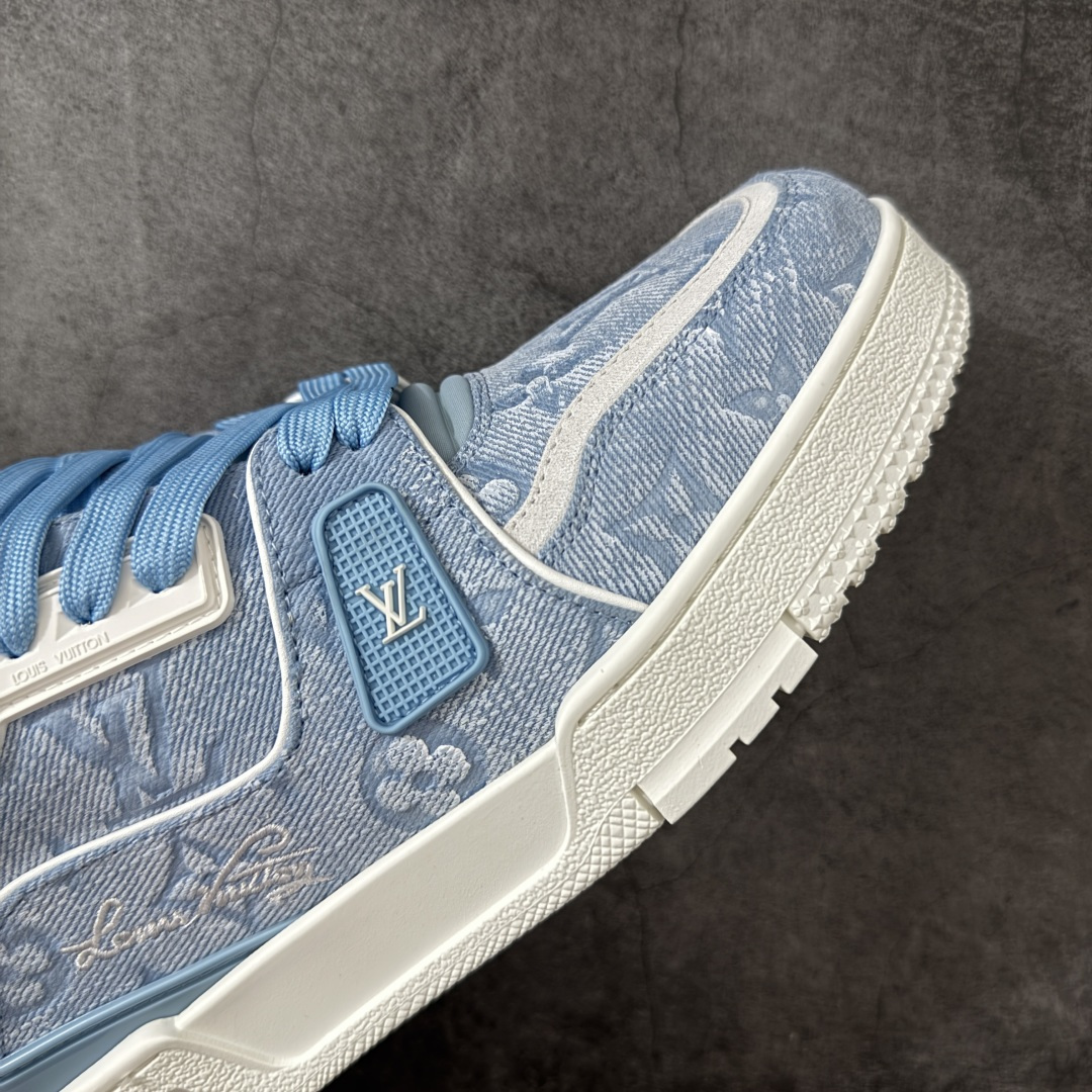 图片[6]-【广东纯原版】LV Louis Vuitton Trainer 低帮休闲板鞋 代购级别 ZP级全套包装 原版购入历时近两个月开发打造！ 经典多拼色超好看 原版完美楦型 调试了两个月 鞋面独家订制压纹粒面小牛皮 大底TPU、模具费2w+ 质感媲美原版 垫脚聚米微料加透气英伦网布 细节原版一致 ❗️请注意区分市面通货材料 版型 包装配件 尺码：35-46-选品中心