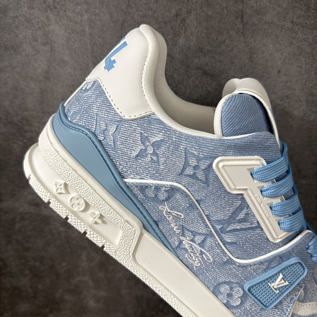 图片[7]-【广东纯原版】LV Louis Vuitton Trainer 低帮休闲板鞋 代购级别 ZP级全套包装 原版购入历时近两个月开发打造！ 经典多拼色超好看 原版完美楦型 调试了两个月 鞋面独家订制压纹粒面小牛皮 大底TPU、模具费2w+ 质感媲美原版 垫脚聚米微料加透气英伦网布 细节原版一致 ❗️请注意区分市面通货材料 版型 包装配件 尺码：35-46-选品中心