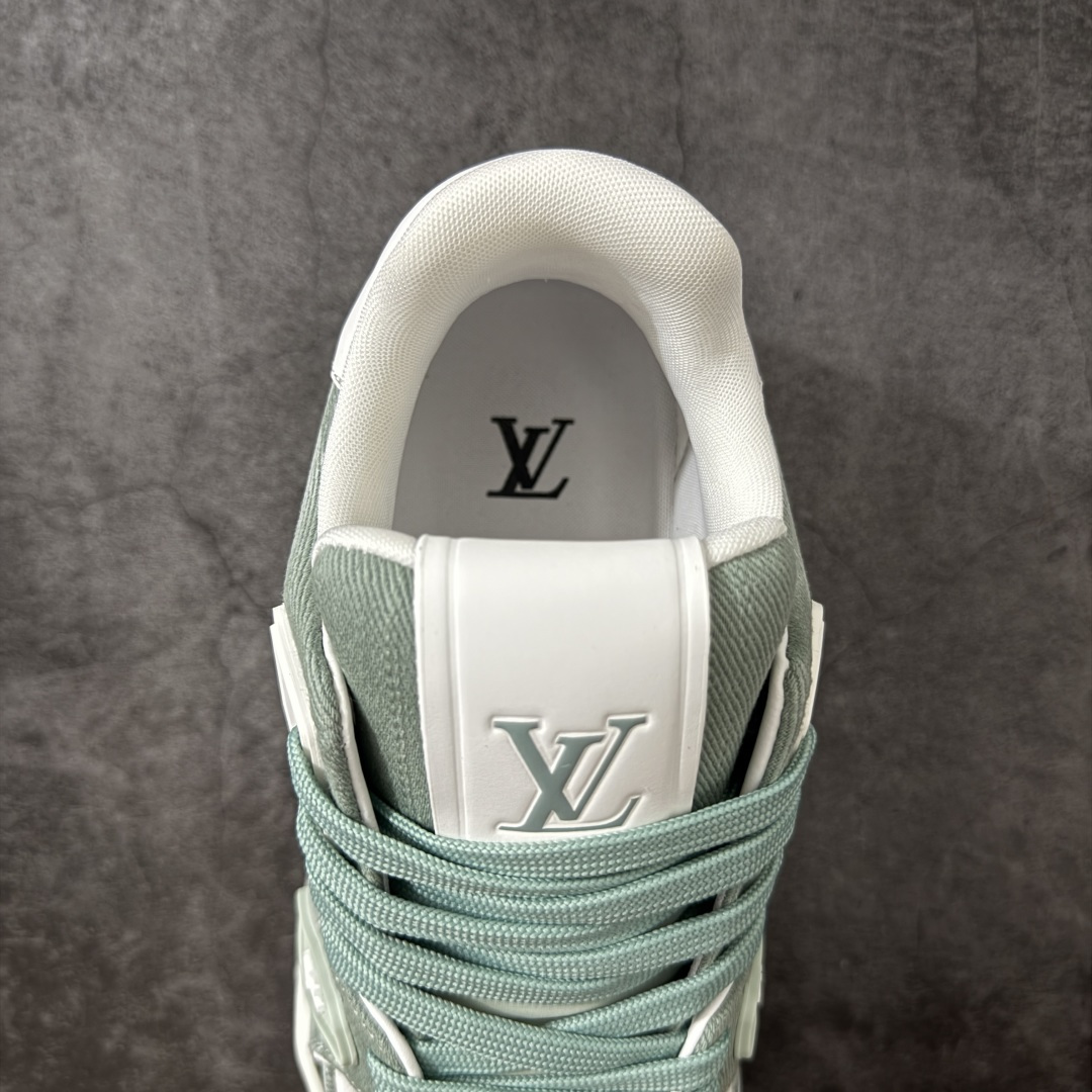 图片[8]-【广东纯原版】LV Louis Vuitton Trainer 低帮休闲板鞋 代购级别 ZP级全套包装 原版购入历时近两个月开发打造！ 经典多拼色超好看 原版完美楦型 调试了两个月 鞋面独家订制压纹粒面小牛皮 大底TPU、模具费2w+ 质感媲美原版 垫脚聚米微料加透气英伦网布 细节原版一致 ❗️请注意区分市面通货材料 版型 包装配件 尺码：35-46-选品中心