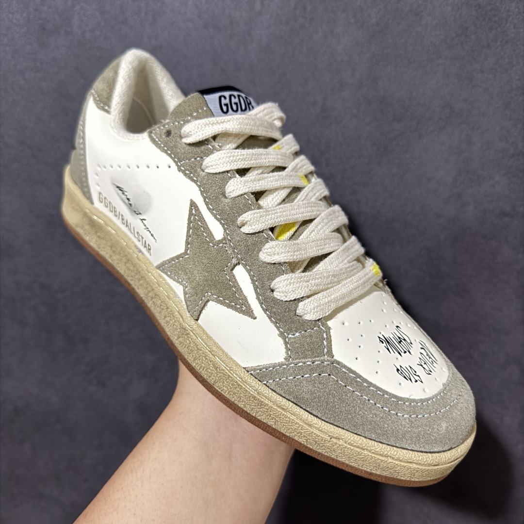 图片[3]-【H11纯原】GGDB Golden Goose Super Star 小脏鞋 复古休闲 手工做旧 头层牛皮 男女同款板鞋 #独家原盒 原底原料 开模打造 #原厂织唛鞋标 高精密准度 #全手工打磨做旧 匹配原版98%以上 #原厂增高鞋垫 完美精细做工 #外贸平台专供 顶级品质头层牛皮 #皮料切割干净 无任何毛边 清洁度细节完美 #全手工打磨做旧 还原巴黎时装周出镜质感 #全方位贴合包裹脚型 舒服不磨脚 #自带3厘米内增高 隐形拉长腿部线条 尺码：36 37 38 39 40 41 42 43 44 45 46-选品中心