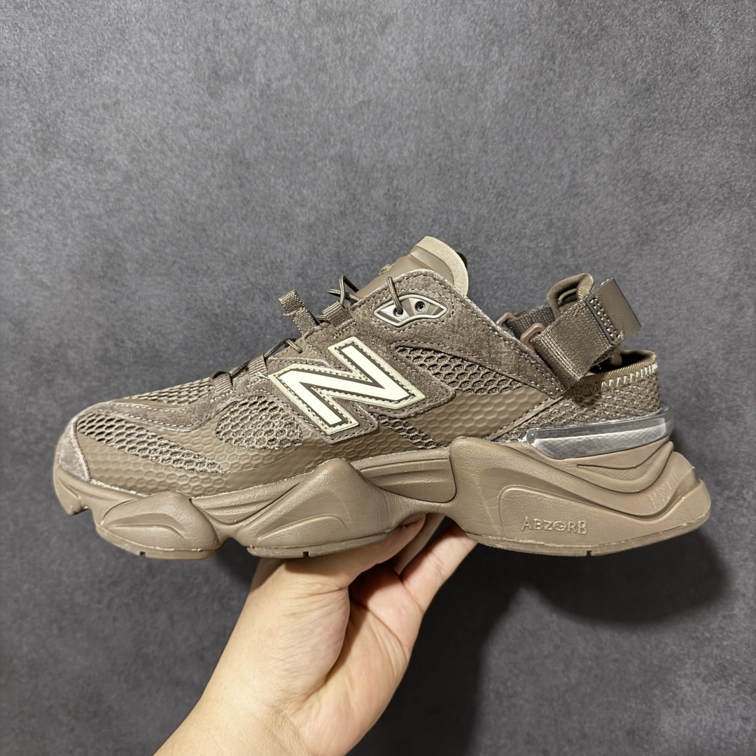 图片[2]-【公司级】New Balance 9060系列 新百伦 复古休闲运动慢跑鞋 鞋面大身由空间双格及磨砂鞋面拼接而生 采用大面积网眼以及麂皮材质覆盖鞋身 还原经典气质 搭载ABZORB避震科技 由泡沫聚酯制成 上脚可以有效减少由鞋底反弹对身体及双腿的冲击力 货号：U90606CJ 尺码：36 37 37.5 38 38.5 39.5 40 40.5 41.5 42 42.5 43 44 45-选品中心