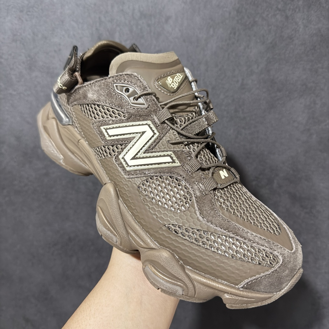图片[3]-【公司级】New Balance 9060系列 新百伦 复古休闲运动慢跑鞋 鞋面大身由空间双格及磨砂鞋面拼接而生 采用大面积网眼以及麂皮材质覆盖鞋身 还原经典气质 搭载ABZORB避震科技 由泡沫聚酯制成 上脚可以有效减少由鞋底反弹对身体及双腿的冲击力 货号：U90606CJ 尺码：36 37 37.5 38 38.5 39.5 40 40.5 41.5 42 42.5 43 44 45-选品中心