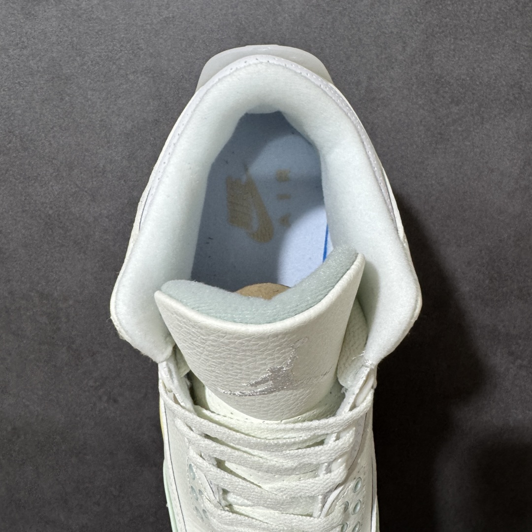 图片[6]-【公司级】NK Air Jordan 3 Retro 原装配色 最强性价比AJ3 同价区间无对手‼ #原装头层材料 用料绝不含糊 #正确荔枝纹路 客供原厂磨具 清洁度 电绣工艺 皮料切割干净无任何毛边 #细节完美 质感出众的白色皮革搭配经典爆裂纹 上脚效果极佳 区别市面小作坊 货号：CF9249 011 尺码：36 36.5 37.5 38 38.5 39 40 40.5 41 42 42.5 43 44 44.5 45-选品中心