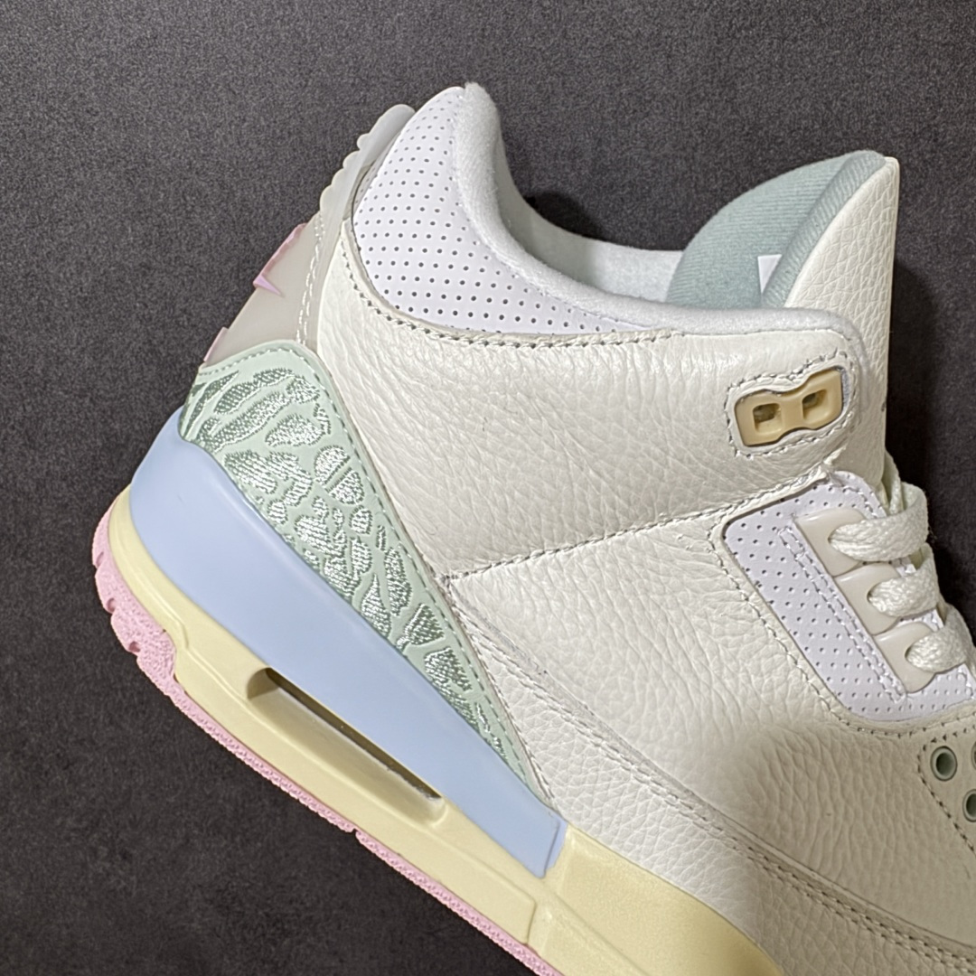 图片[7]-【公司级】NK Air Jordan 3 Retro 原装配色 最强性价比AJ3 同价区间无对手‼ #原装头层材料 用料绝不含糊 #正确荔枝纹路 客供原厂磨具 清洁度 电绣工艺 皮料切割干净无任何毛边 #细节完美 质感出众的白色皮革搭配经典爆裂纹 上脚效果极佳 区别市面小作坊 货号：CF9249 011 尺码：36 36.5 37.5 38 38.5 39 40 40.5 41 42 42.5 43 44 44.5 45-选品中心