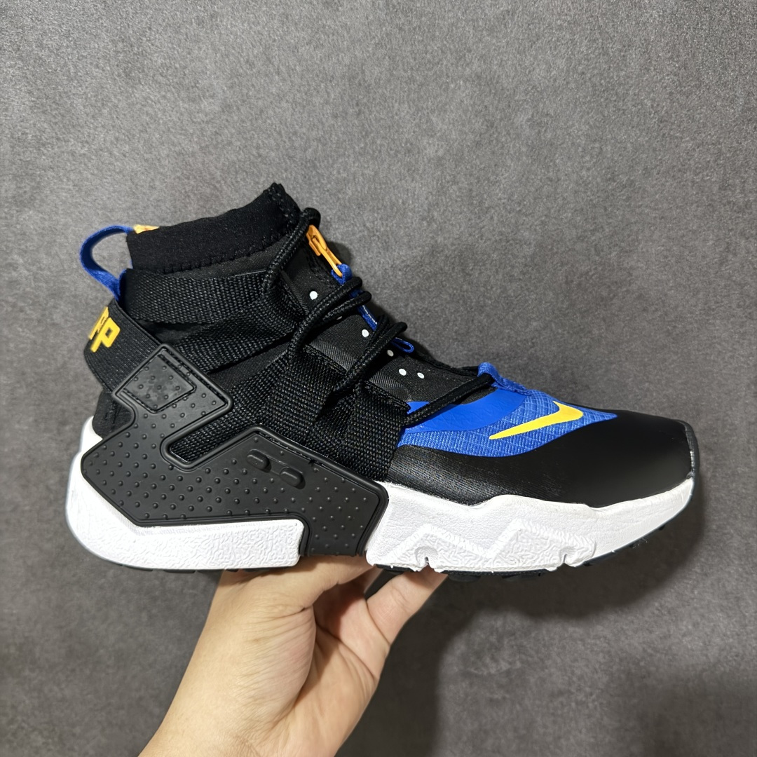 【公司级】Nike Air Huarache Gripp Black防滑轻便 高帮跑步鞋 男女同款 黑蓝 货号：AO1730-100 尺码：36-45 （无半码）-选品中心