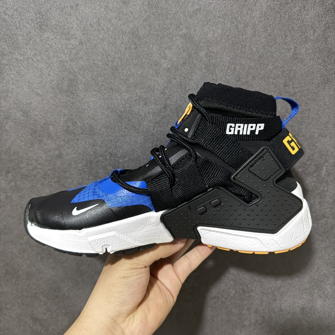 图片[2]-【公司级】Nike Air Huarache Gripp Black防滑轻便 高帮跑步鞋 男女同款 黑蓝 货号：AO1730-100 尺码：36-45 （无半码）-选品中心