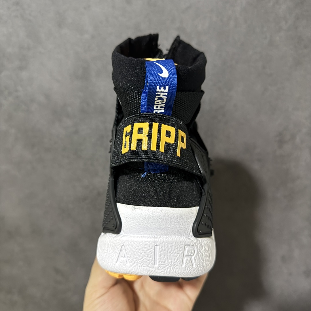图片[4]-【公司级】Nike Air Huarache Gripp Black防滑轻便 高帮跑步鞋 男女同款 黑蓝 货号：AO1730-100 尺码：36-45 （无半码）-选品中心