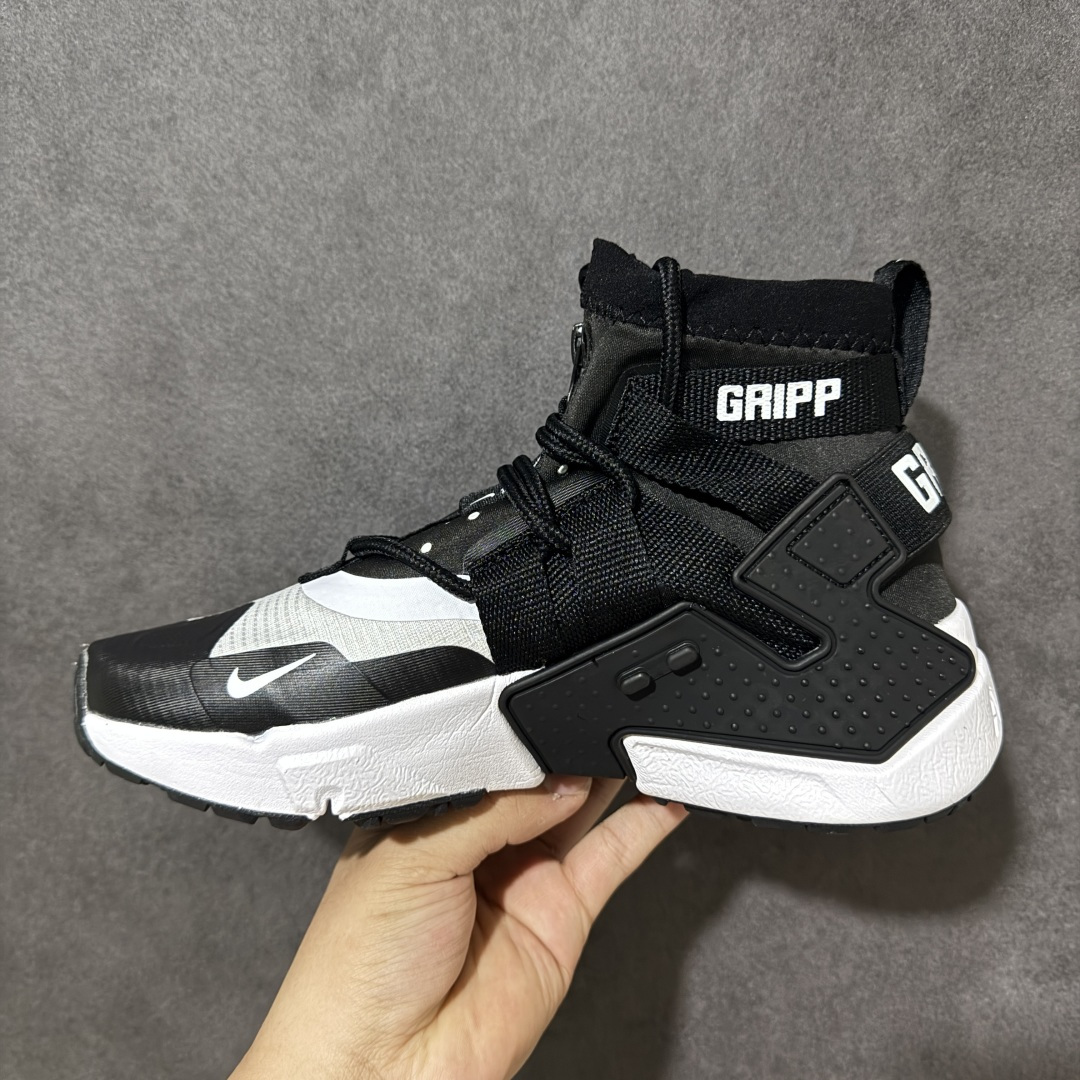 图片[2]-【公司级】Nike Air Huarache Gripp Black防滑轻便 高帮跑步鞋 男女同款 黑白 货号：AO1730-005 尺码：36-45 （无半码）-选品中心