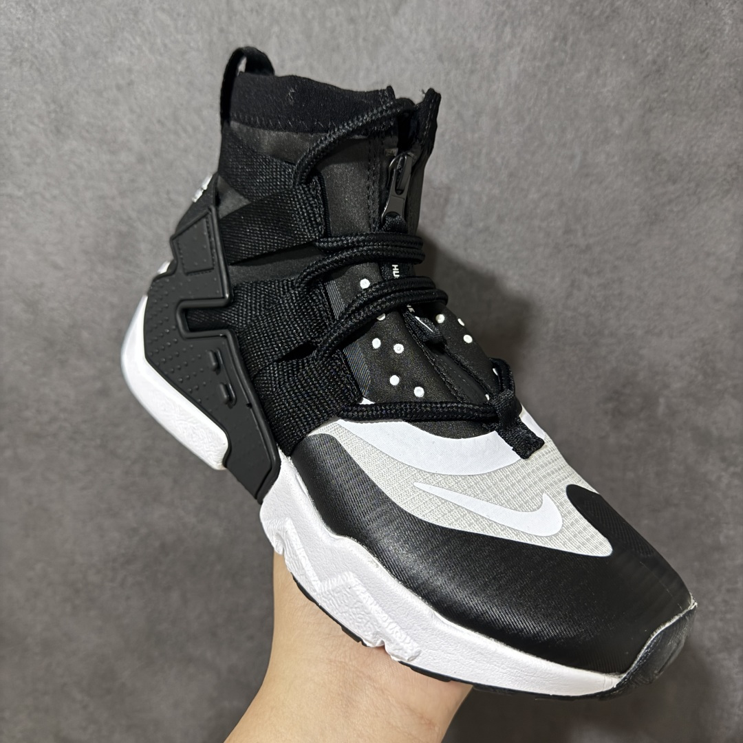图片[3]-【公司级】Nike Air Huarache Gripp Black防滑轻便 高帮跑步鞋 男女同款 黑白 货号：AO1730-005 尺码：36-45 （无半码）-选品中心